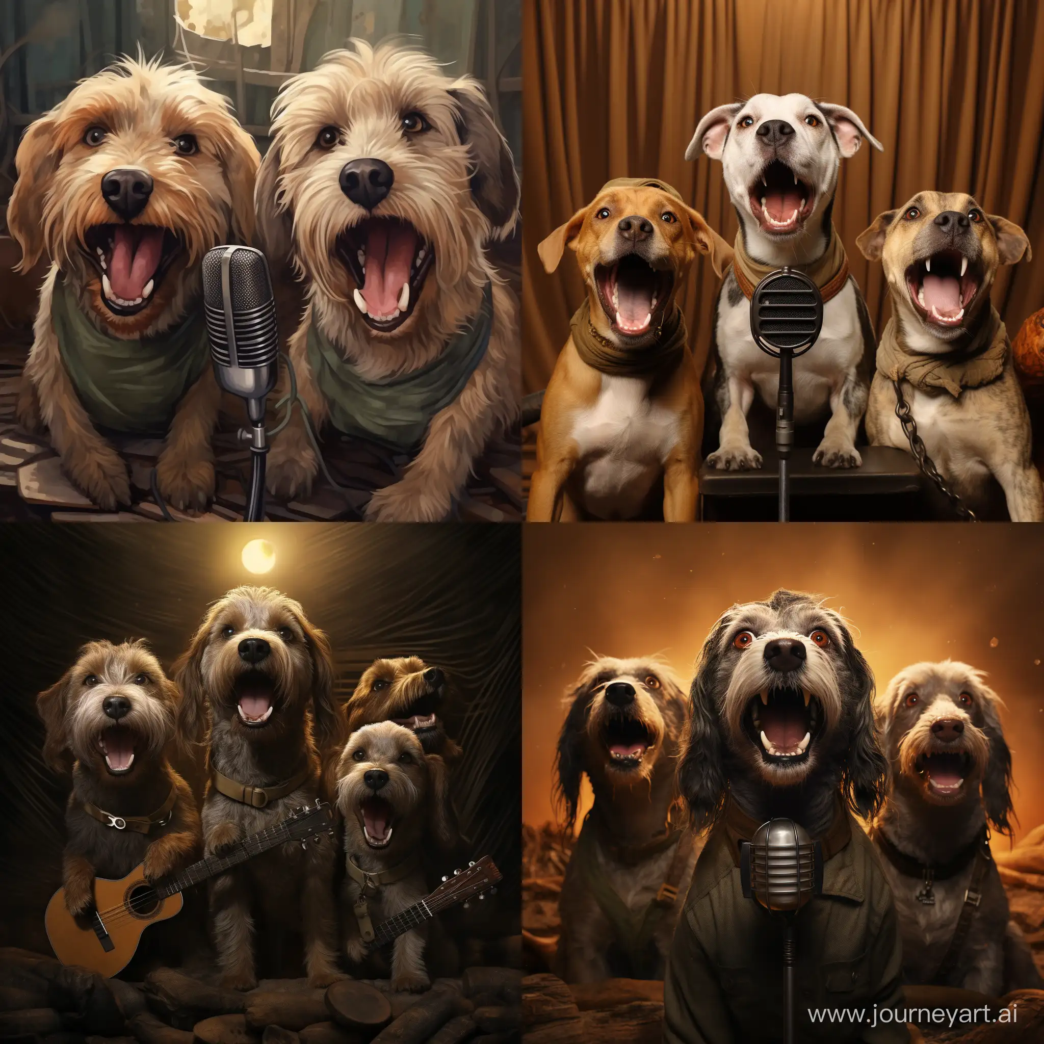 Harmonizing-Canines-Singing-O-Brother-Where-Art-Thou