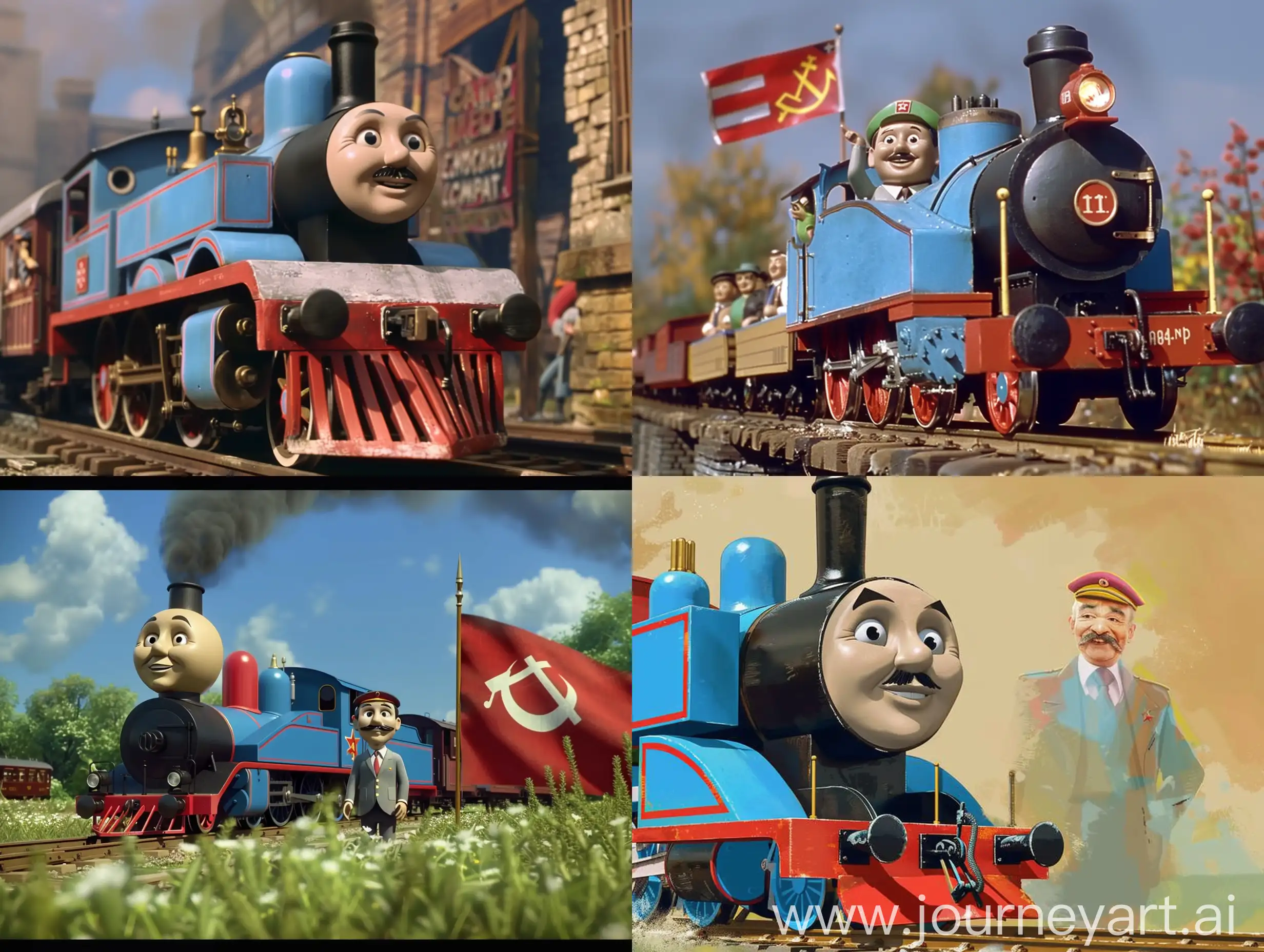 Thomas-the-Tank-Engine-Embraces-Communism-with-Lenin