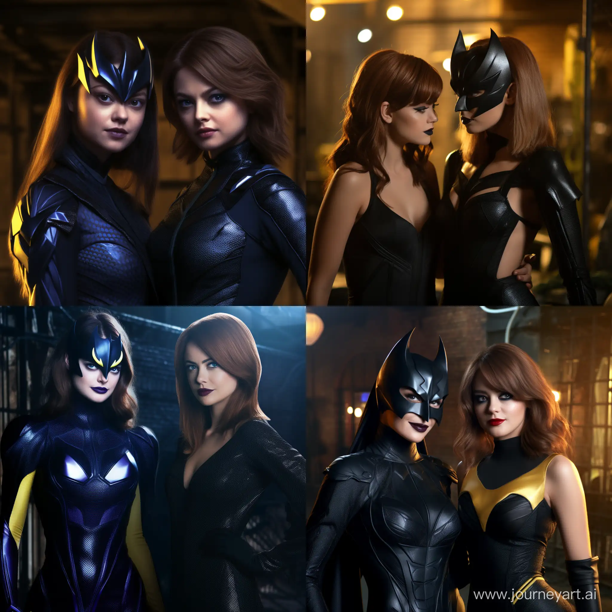 Selena-Gomez-and-Emma-Stone-Transform-into-Batgirl-in-Stunning-8K-Movie-Scene