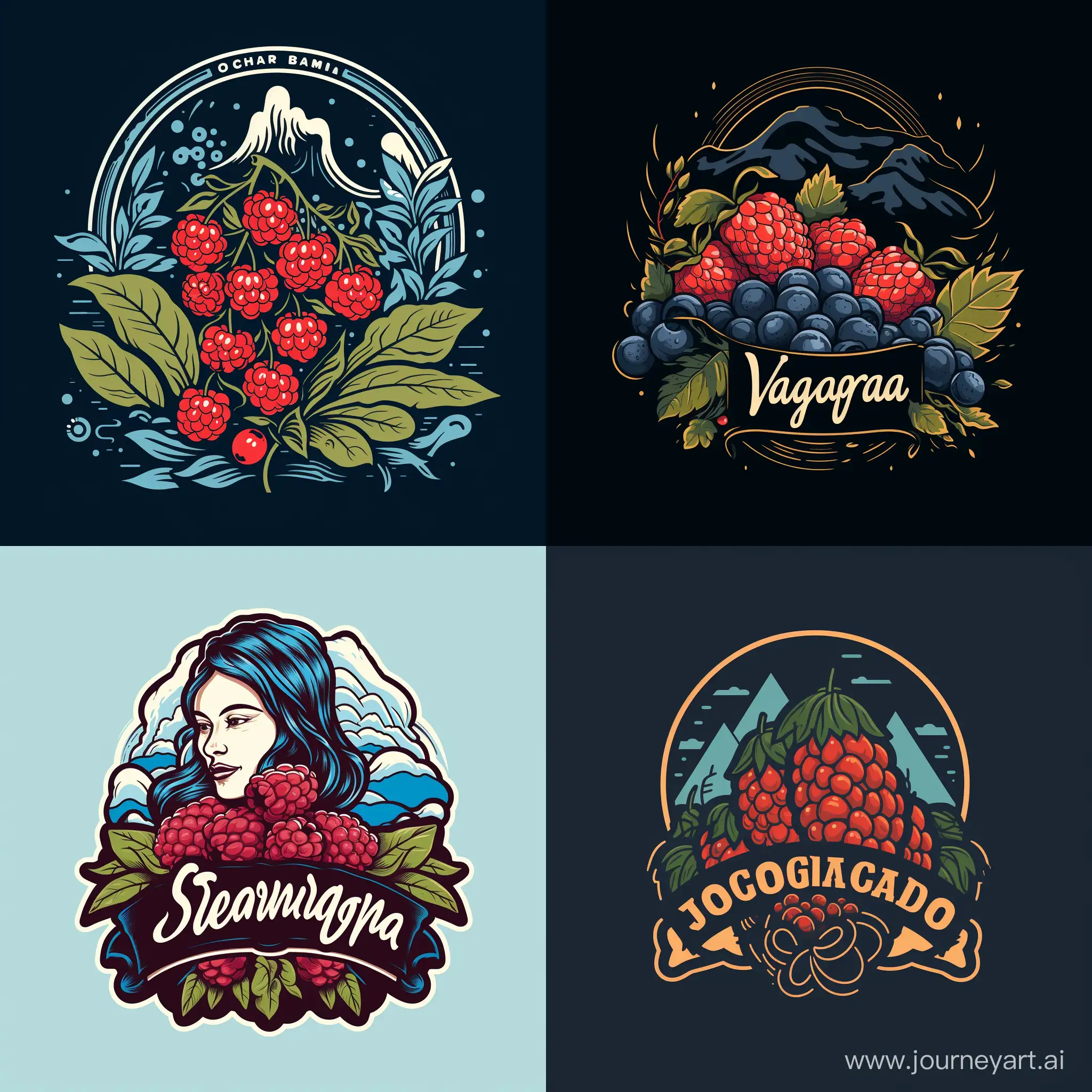 Russian-Taiga-Berry-Marketplace-Logo-Design
