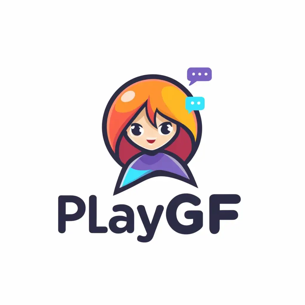 LOGO-Design-For-Playgf-Girls-Chat-Rooms-Emblem-on-a-Clear-Background