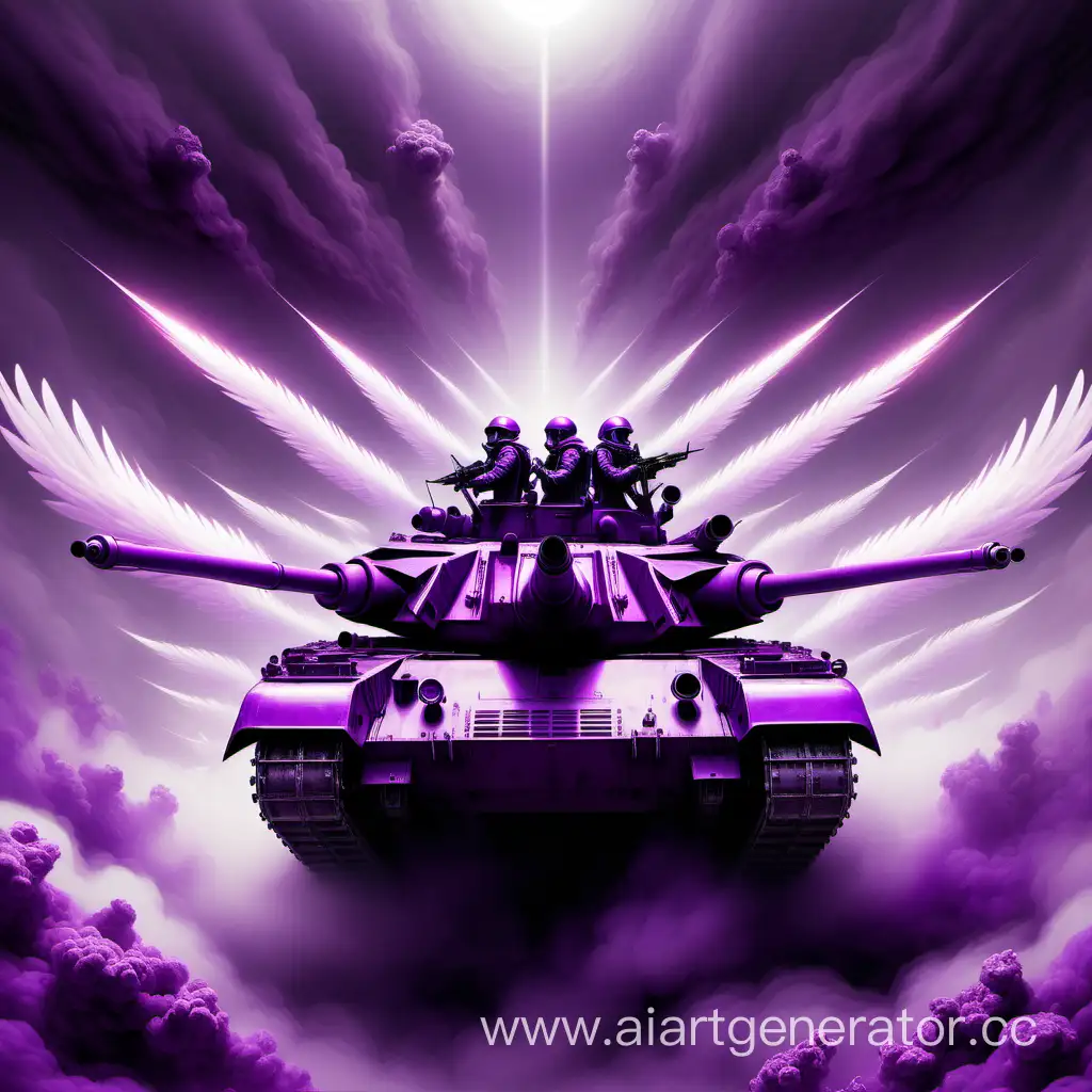 Фиолетовые ангелы в танке едут сквозь иное ничто