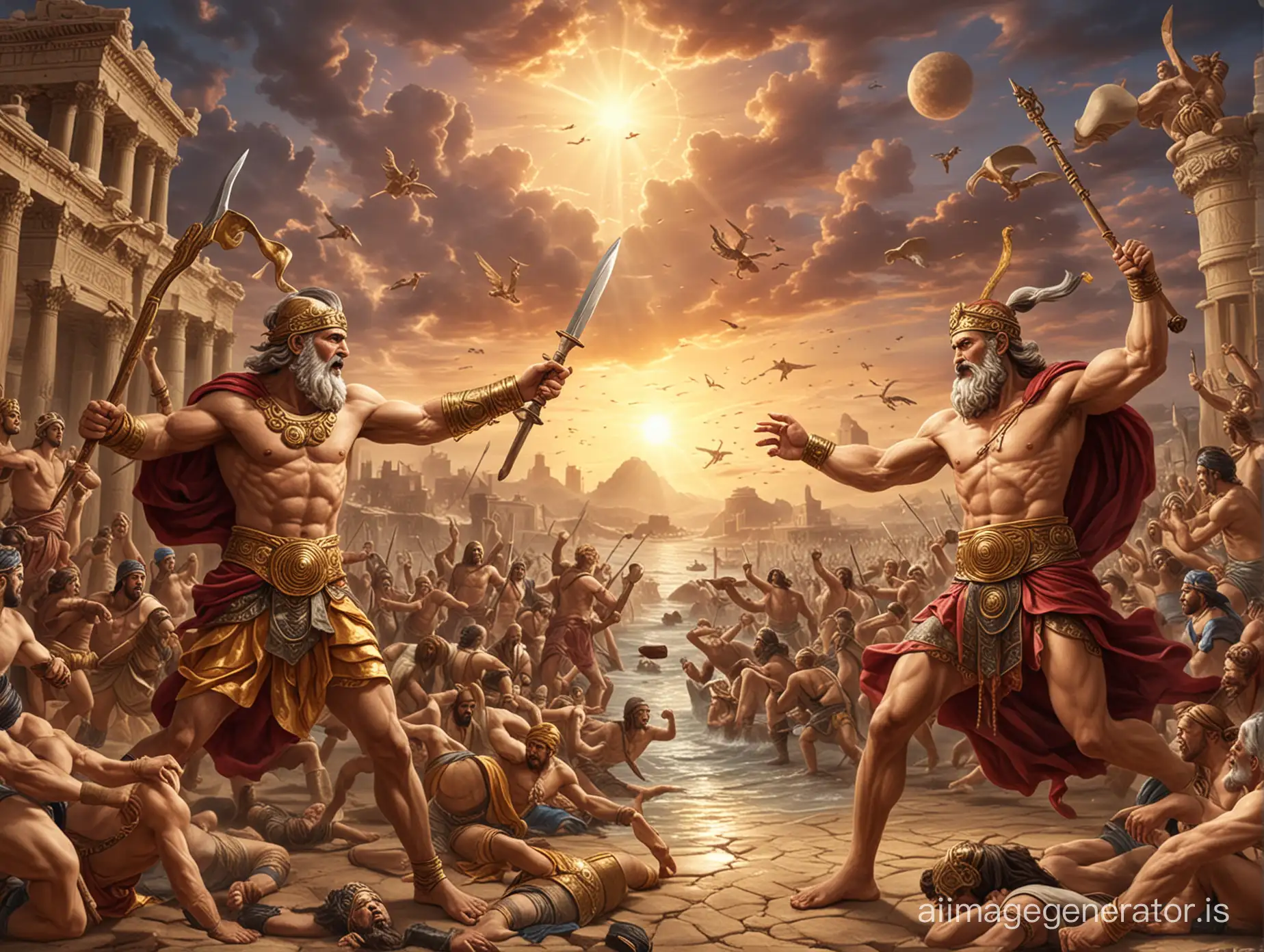 battle of the antic gods