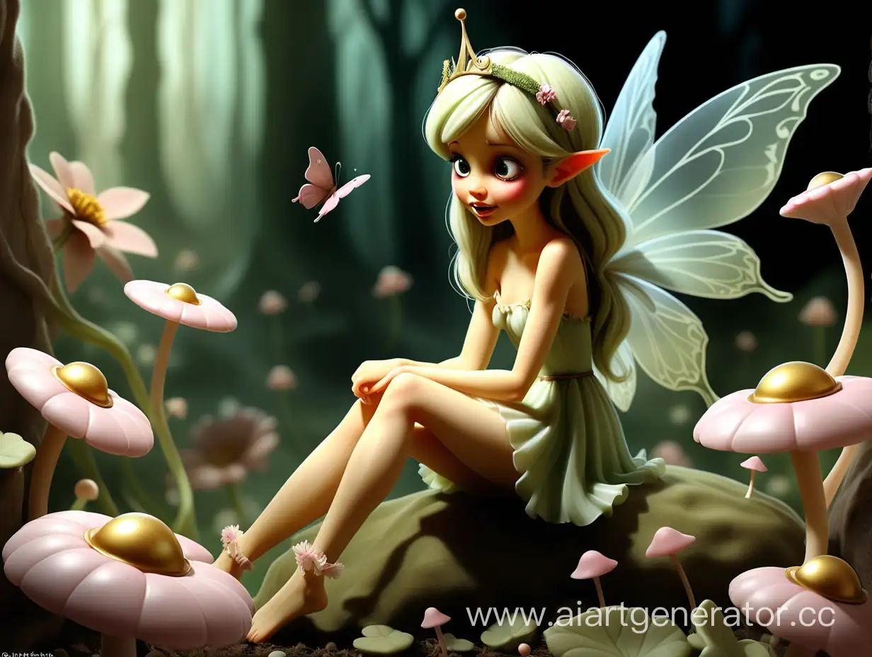 Enchanting-Fairy-Amidst-Whimsical-Forest-Blossoms