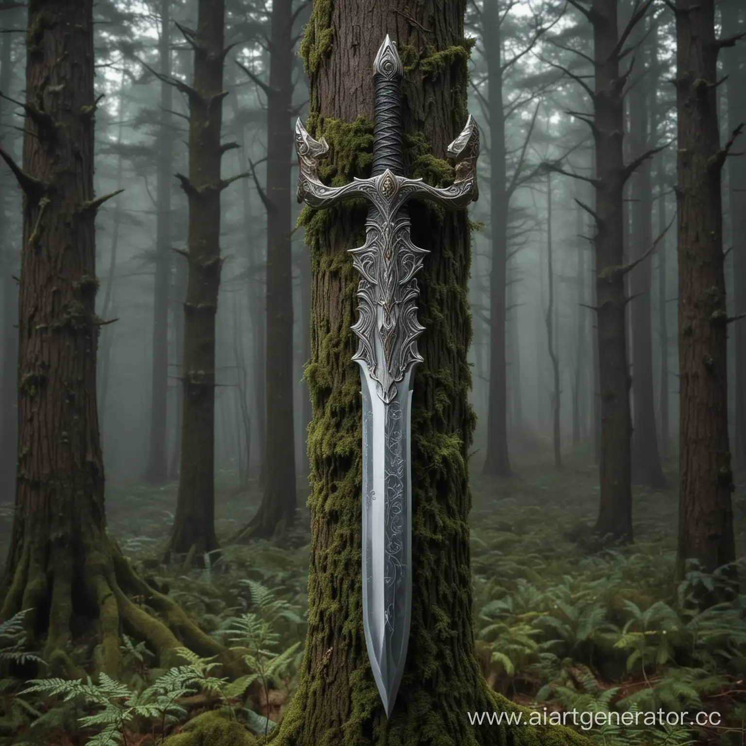 Leshy-Forest-Spirit-Sword-in-Ornate-Scabbards