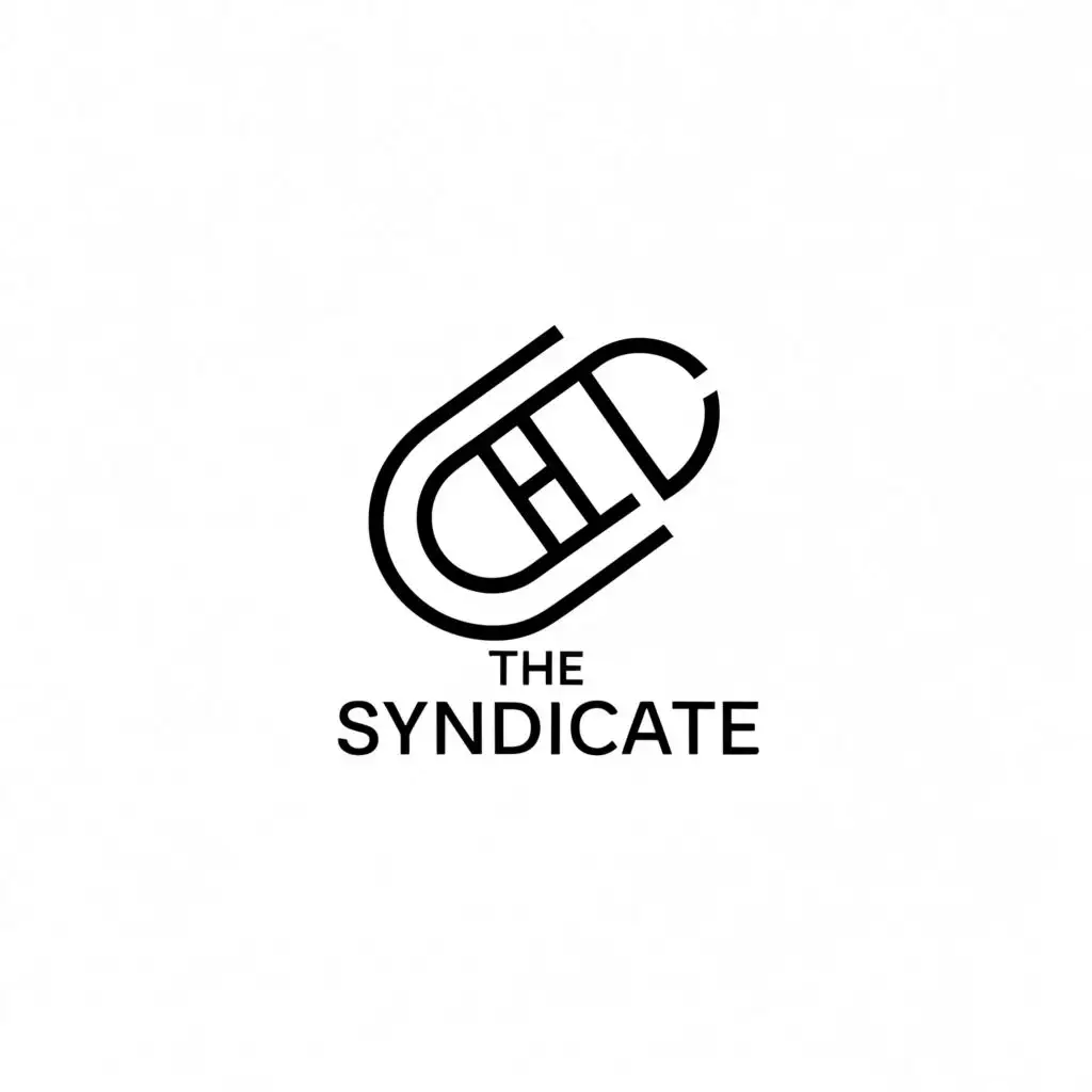 a logo design,with the text "The Syndicate", main symbol:Drugs,Moderate,clear background