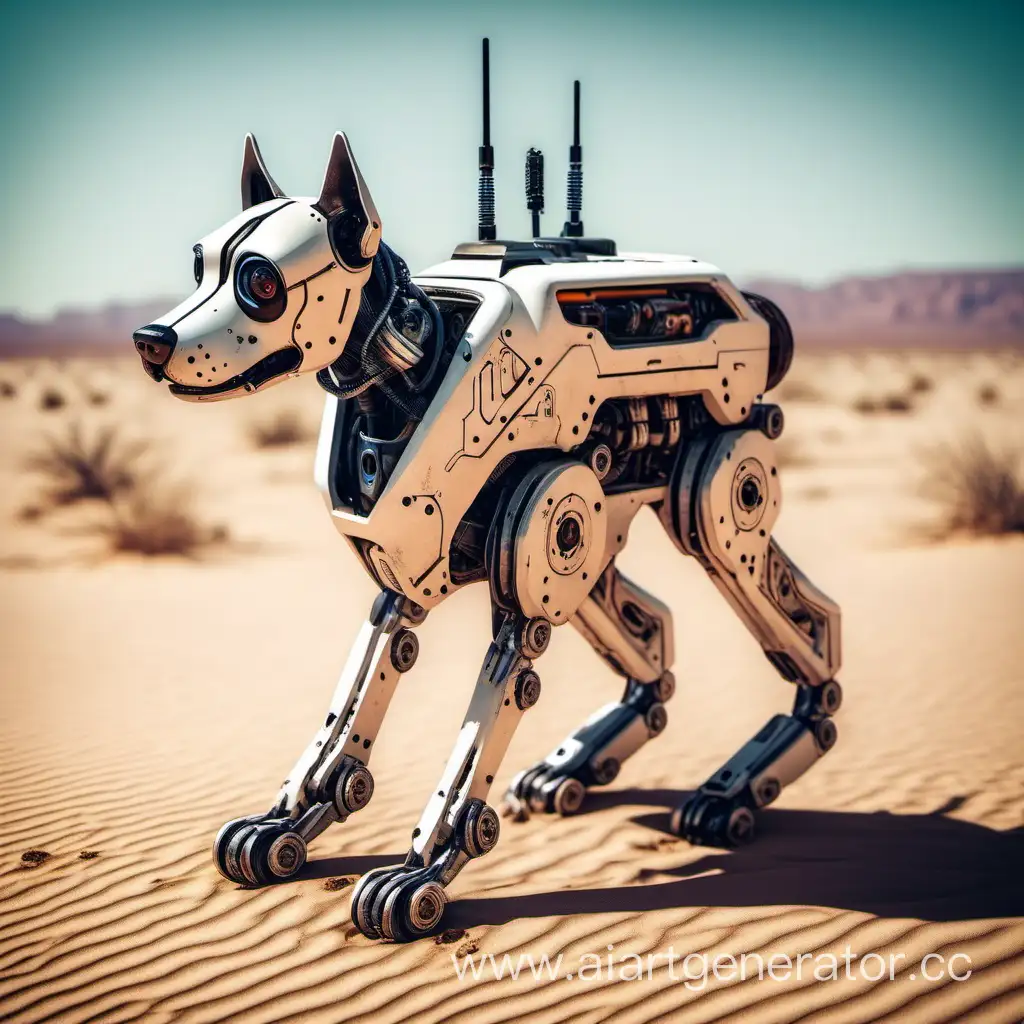 Mechanical-Canine-Roaming-the-Arid-Dunes