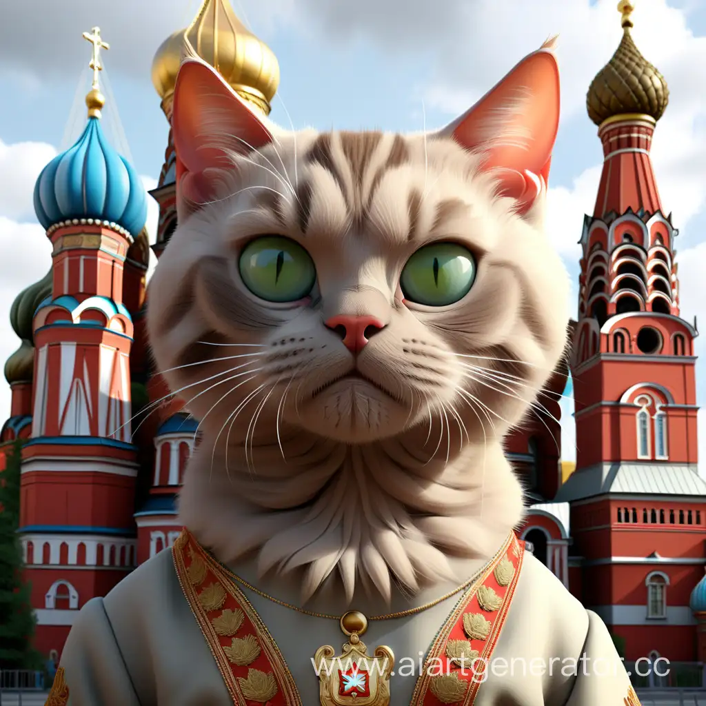 Charming-Russian-Cat-Conor-Poses-Playfully