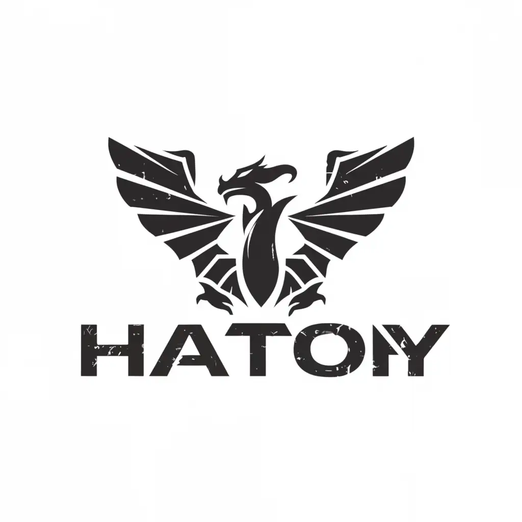a logo design,with the text "hatory", main symbol:dragon,Moderate,be used in Sports Fitness industry,clear background