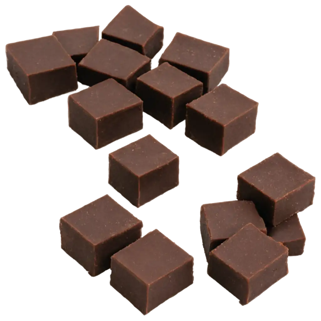 Enhancing-Visual-Appeal-with-HighQuality-Chocolate-Cubes-PNG-Image