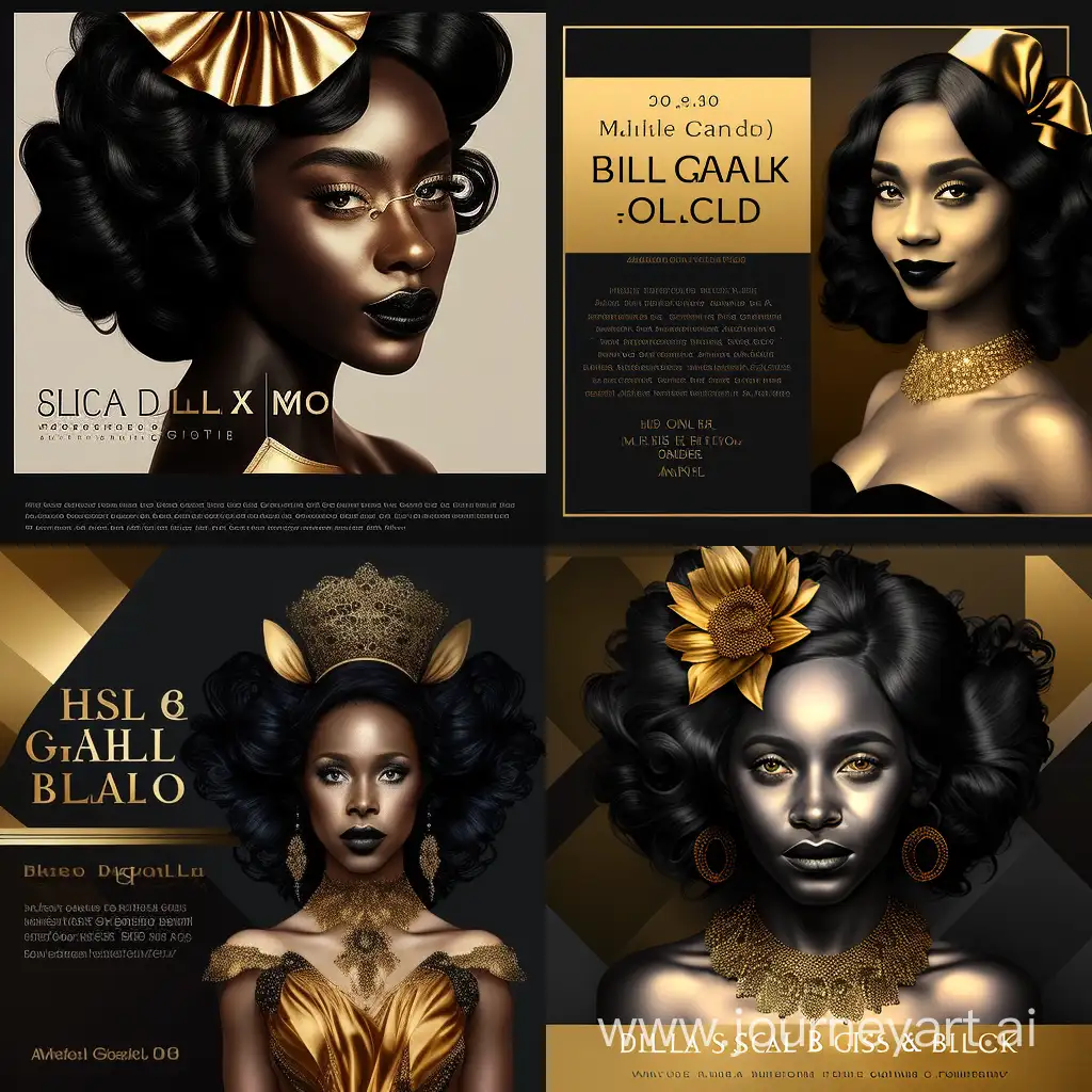 Elegant-Miss-Black-and-Gold-Scholarship-Portrait