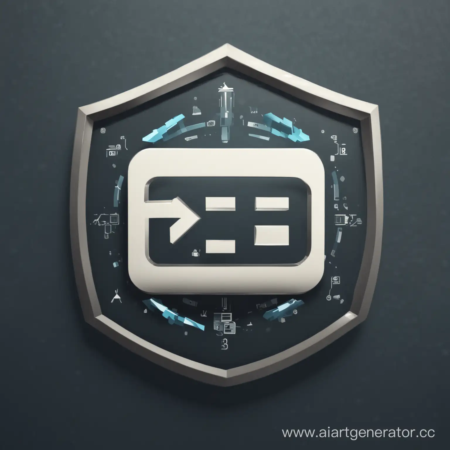 Логотип группы 232А информационные технологии и программирование, на логотипе изображены информационные технологии и название группы 232А