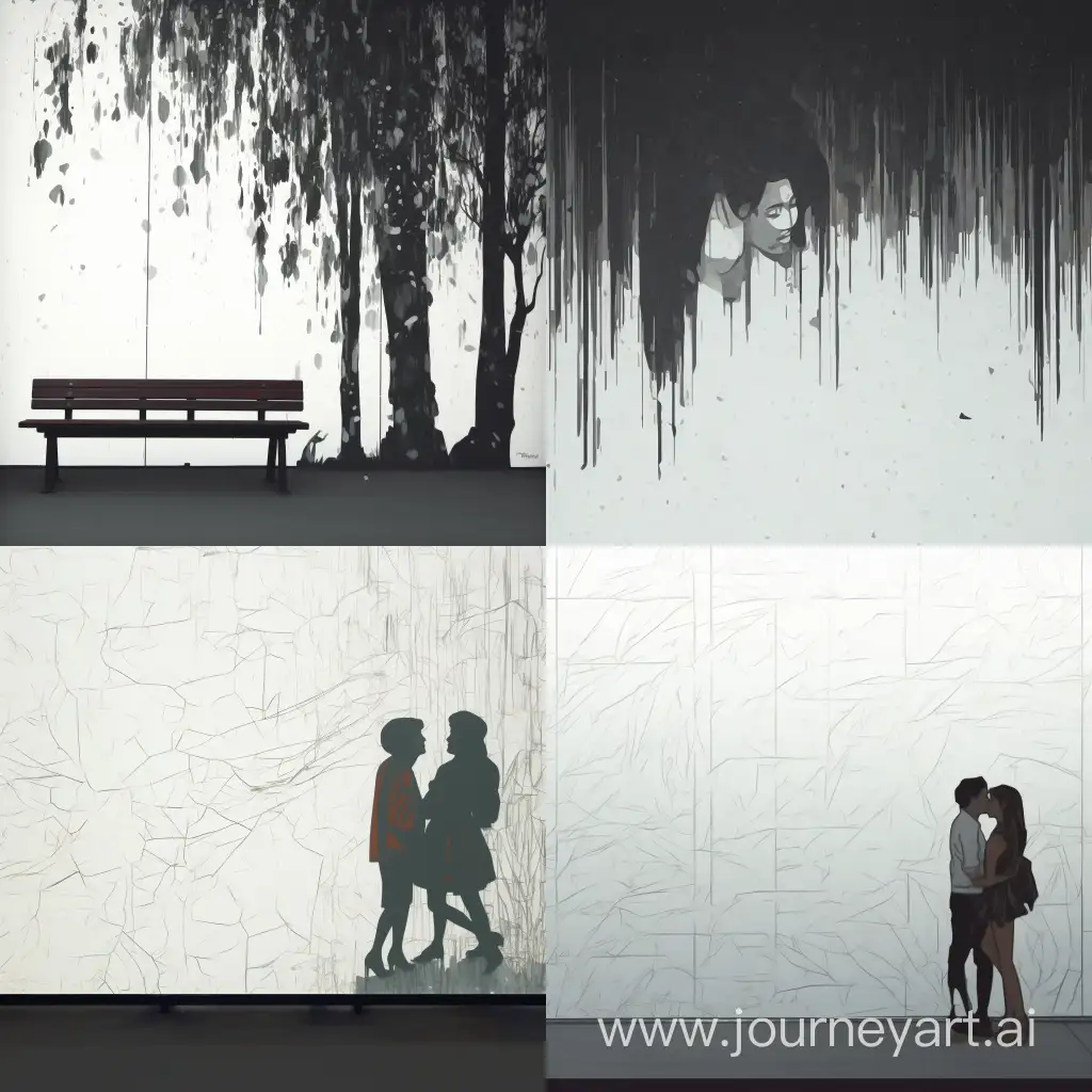 Romantic-Moment-at-Bus-Stop-Couple-Sharing-a-Kiss