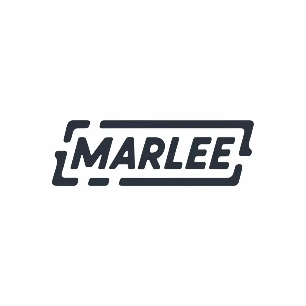 a logo design,with the text "Marlee", main symbol:this logo is for e-commerce men t shirt brand. should look like t shirt collar,Minimalistic,clear background