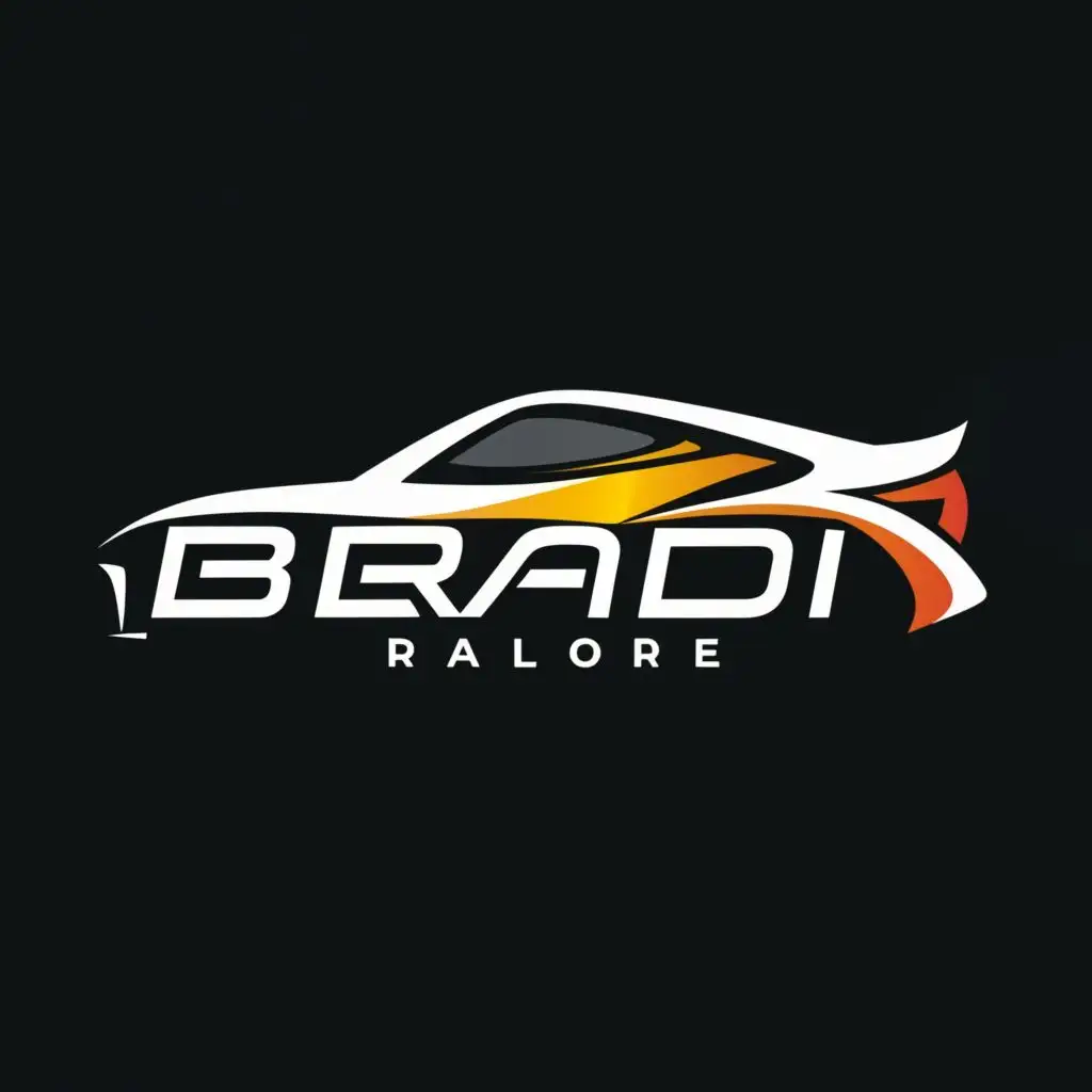 a logo design,with the text "Bradi", main symbol:Sports car ,Minimalistic,be used in Automotive industry,clear background