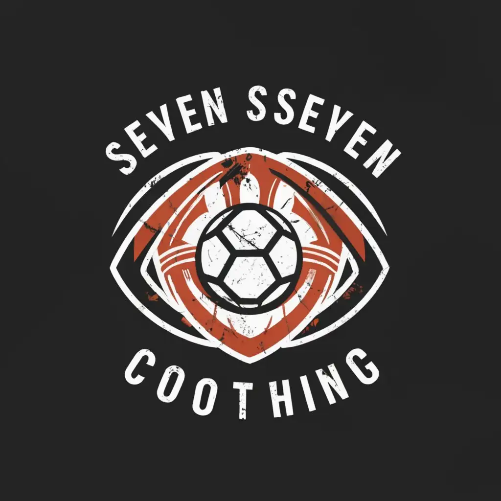 a logo design,with the text "Seven Seven One Clothing", main symbol:create a sports clothing brand logo called  "Seven Seven One Clothing",  the logo name is  "Seven Seven One Clothing",  primarily catering to young adults. Our focus isn't just on style, but heavily on performance too. To encapsulate this vision, I'm looking for a logo that exudes energy and dynamism.

Key requirements and details:
- The main sports we cater to are football ( soccer ) and gym work, so our logo should be versatile enough to represent these pursuits, but we do not want a sport specific logo.
- Our target demographic is young adults, so the logo should be fresh and appealing to this age group.
- The primary emphasis of the logo should be on energy and dynamism, capturing the essence of sports performance and drive.
- The logo should be a very simple and clear logo for use on clothing tags, web site and social media, without small intricate details, and limited to two colors. The logo could incorporate words and a symbol, which could be used independently from each other.,complex,be used in Sports Fitness industry,clear background