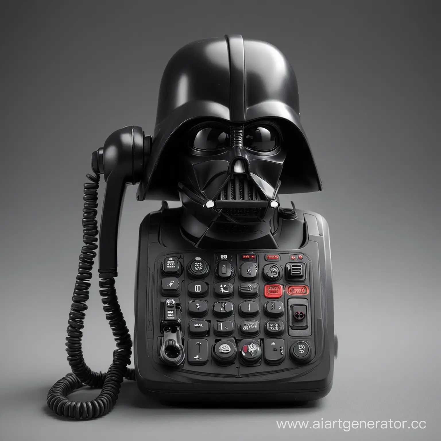 Darth-Vader-Button-Phone-Retro-SciFi-Communication-Device