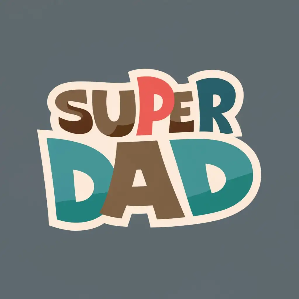 logo, Super DaD, with the text "Super DaD", typography, be used in Travel industry