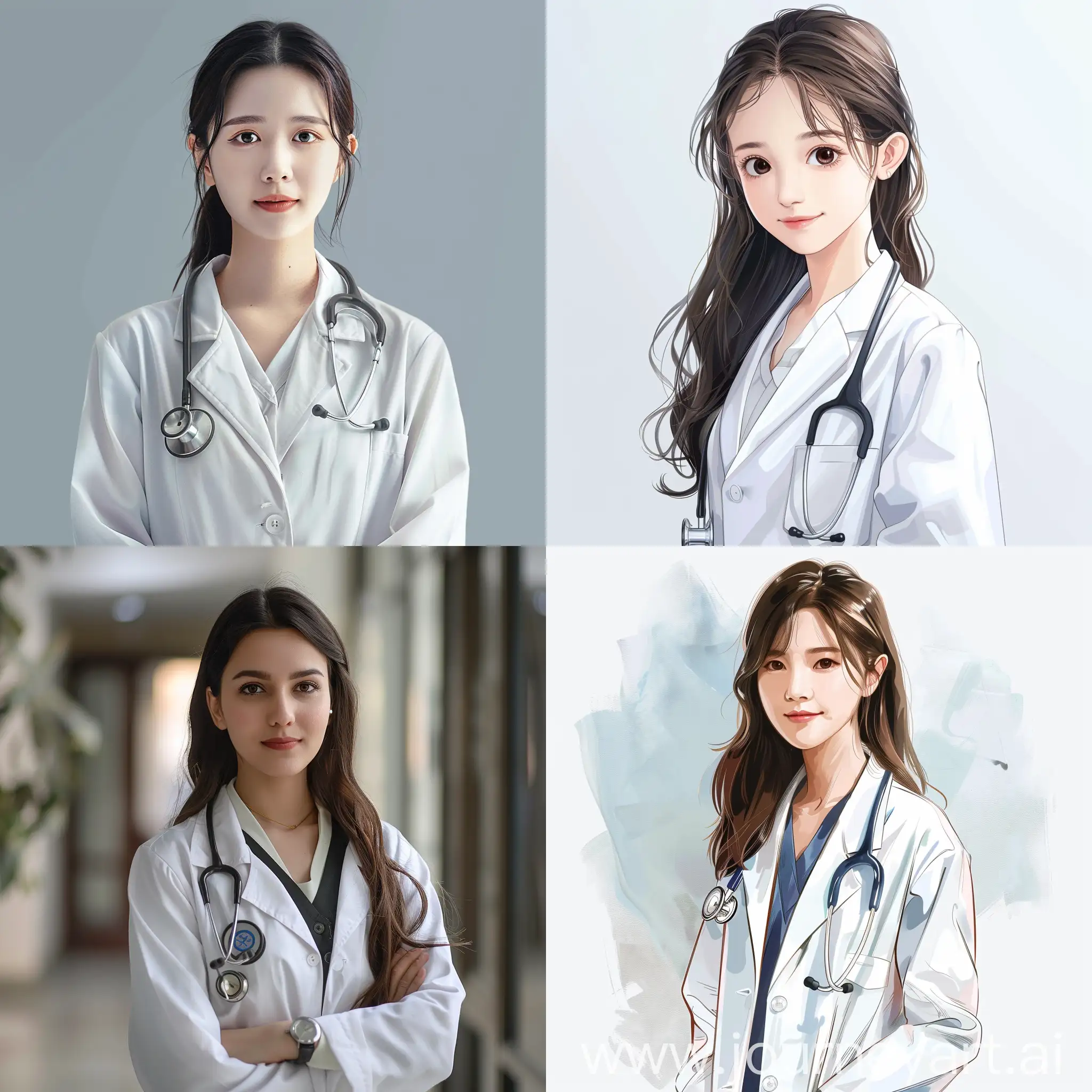 girl medical doctor, 
