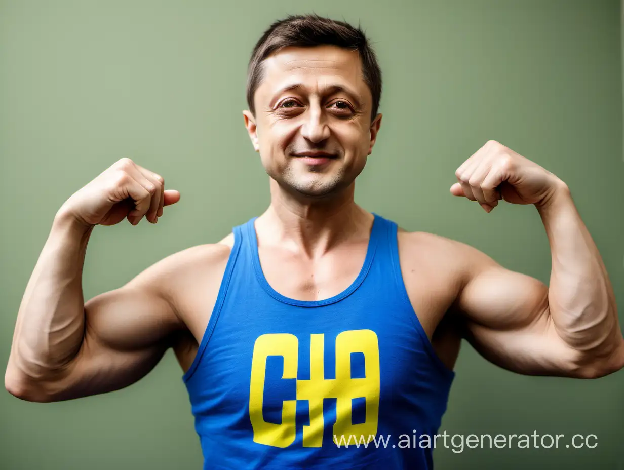 Ukrainian-President-Zelensky-Sporting-CBO-Tank-Top