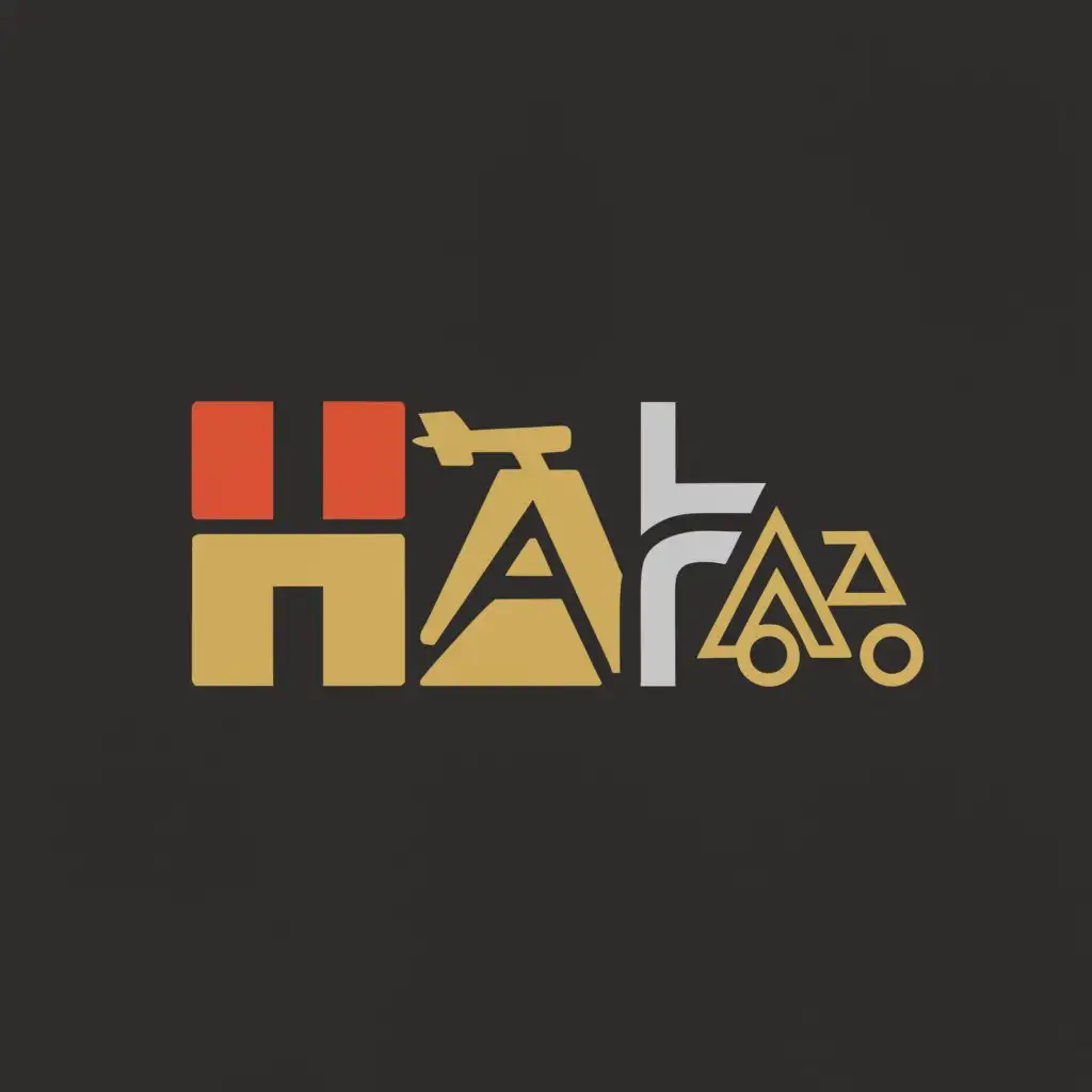 a logo design, with the text 'Hafa', main symbol: Logistics, Moderate, clear background