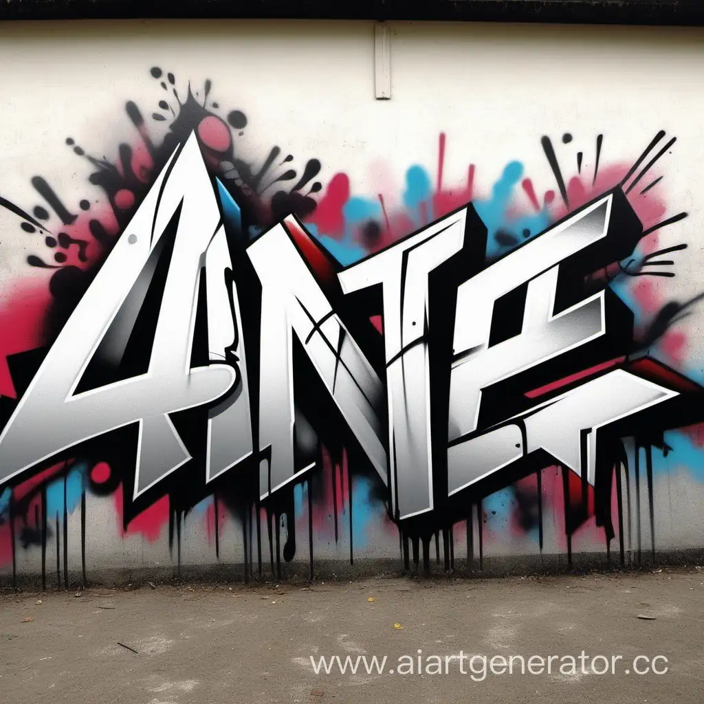 граффити рисунок слово Ante