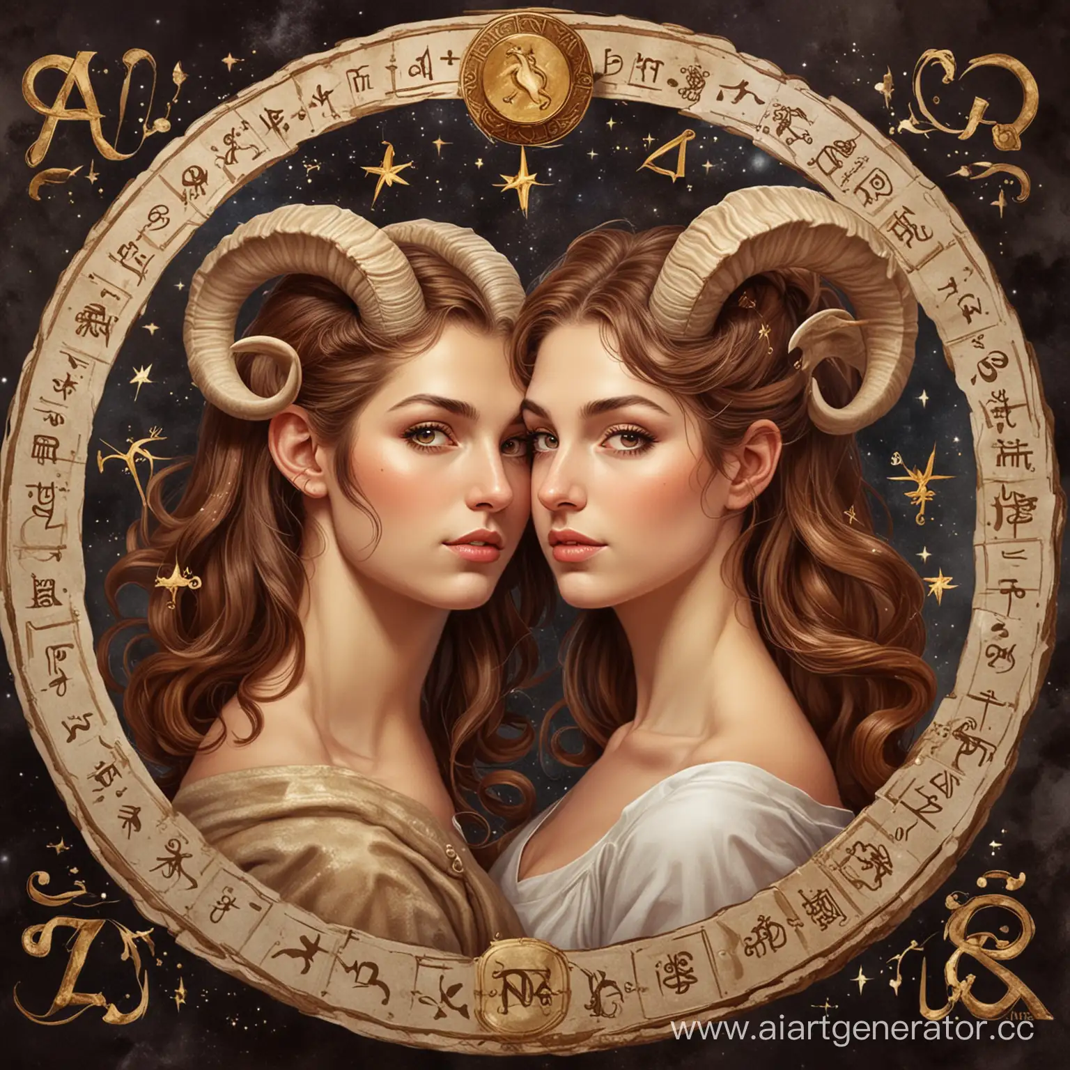 Aries-Zodiac-Sign-Personified-by-Man-and-Woman
