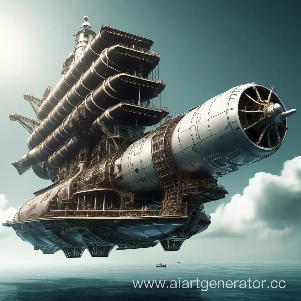 Rectangular-MethanePowered-Flying-Ship-with-Cannons