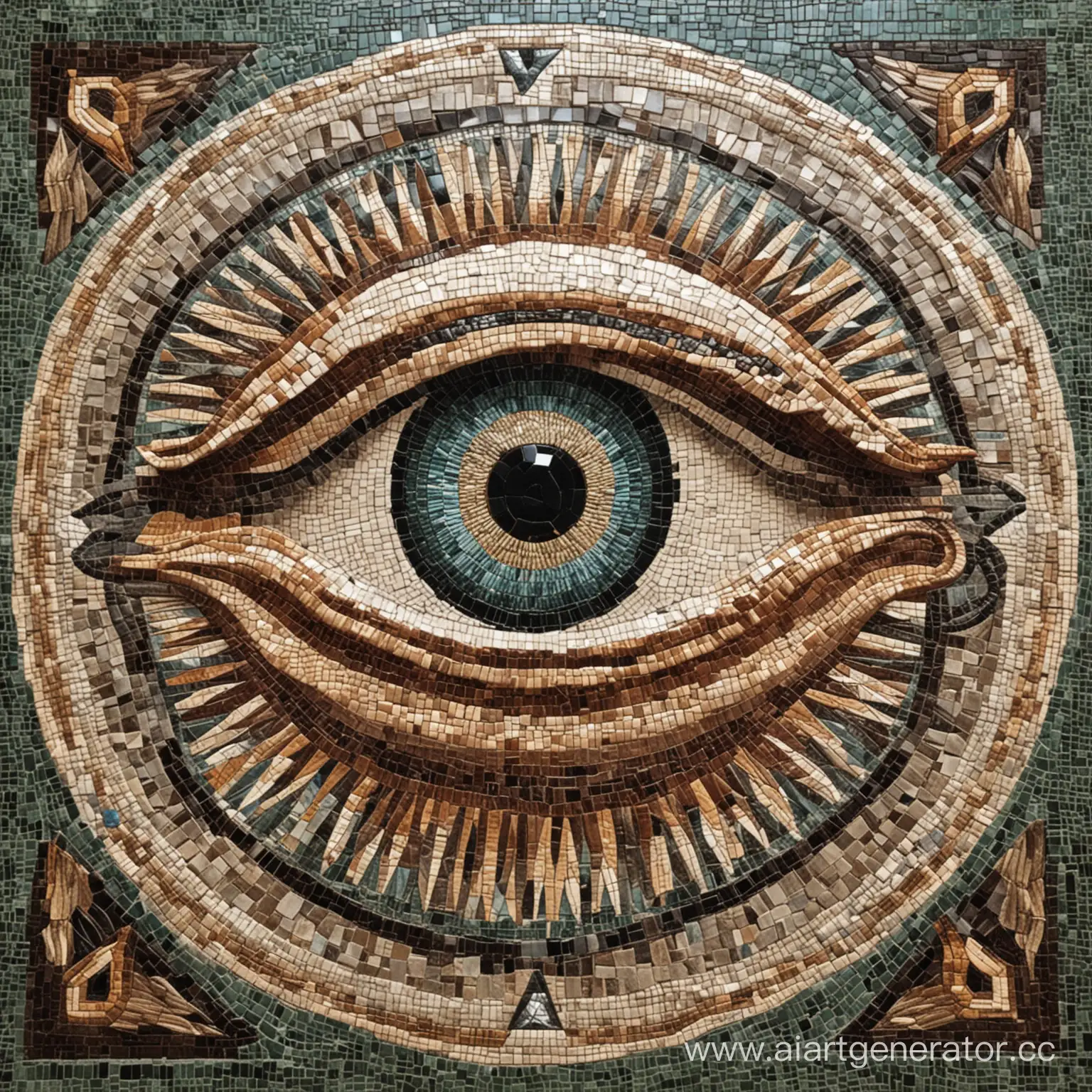 Mosaic-Eye-Art-Intricate-AllSeeing-Eye-Pattern-in-Vibrant-Colors