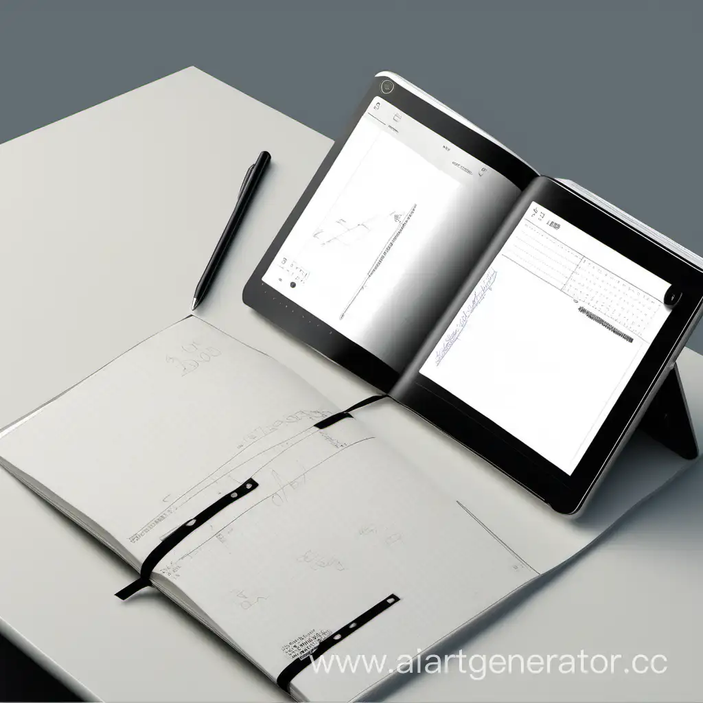a digital notebook improved version of usual notebook in 2025 year