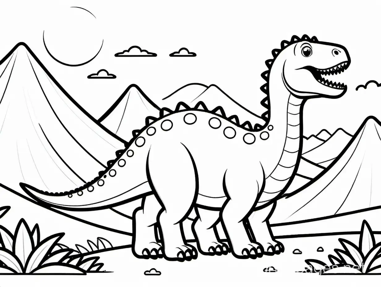 Simple-Dinosaur-Coloring-Page-for-Kids-Easy-Line-Art-on-White-Background