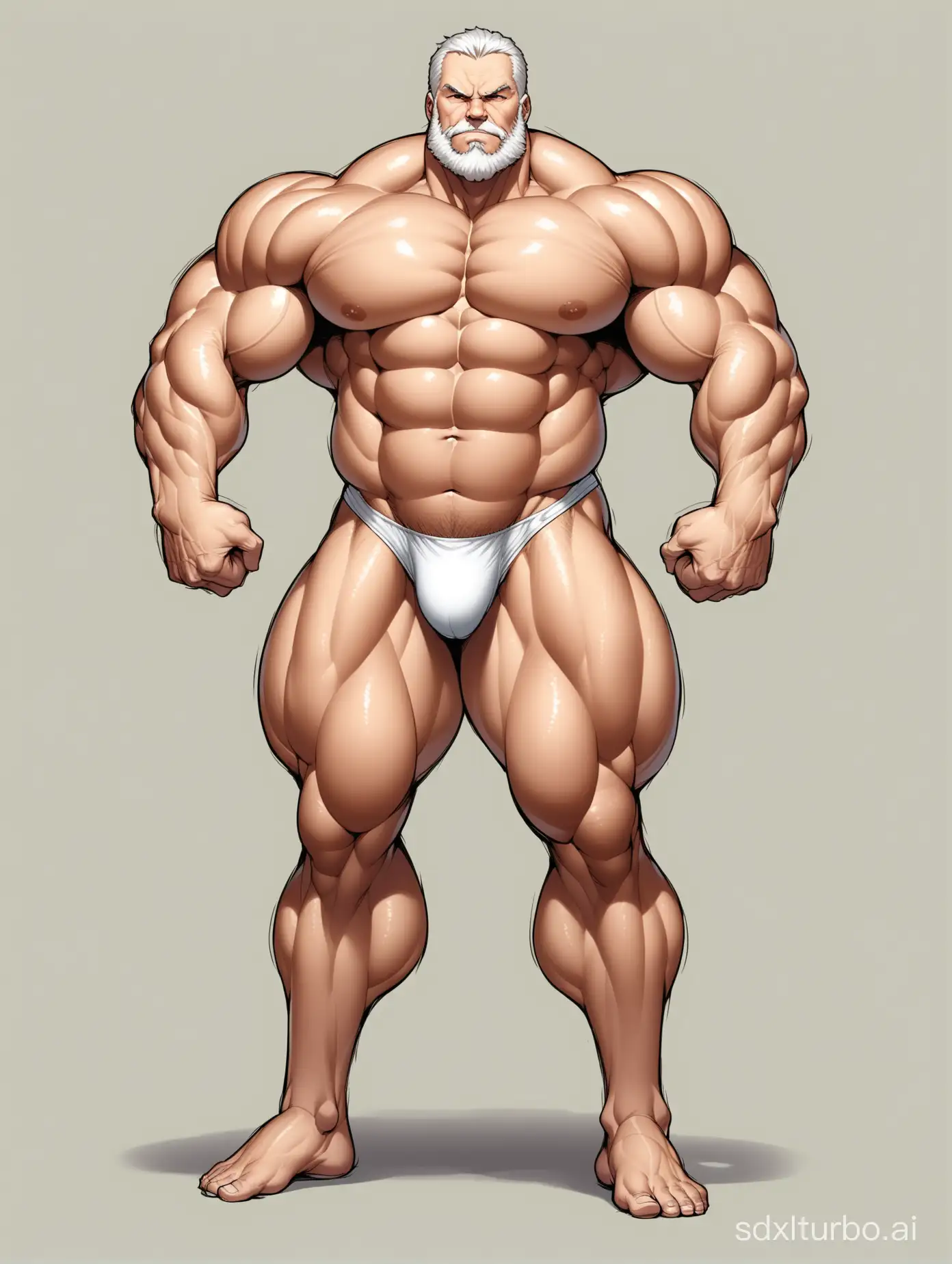 Massive-Muscle-Stud-Flexing-Biceps-in-White-Underwear