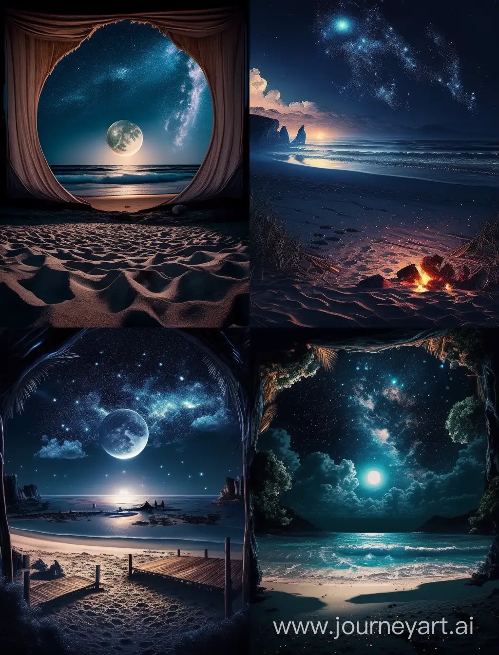 Enchanting-Beach-Night-with-Cosmic-Vibes