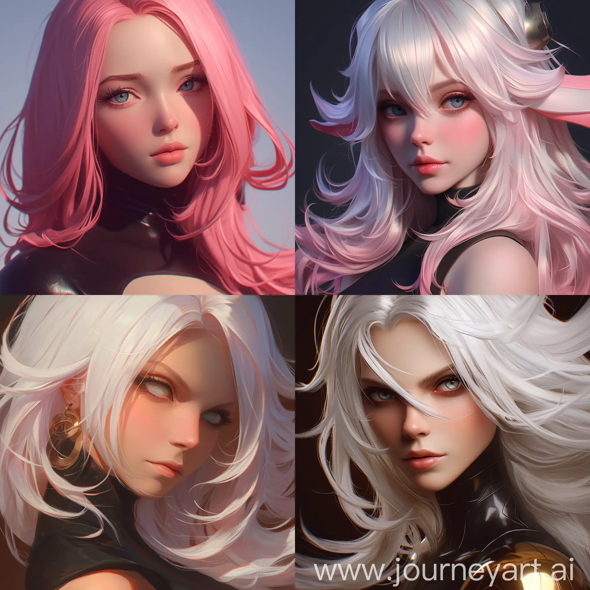Realistic-Majin-Android-21-Portrait-with-34-Angle