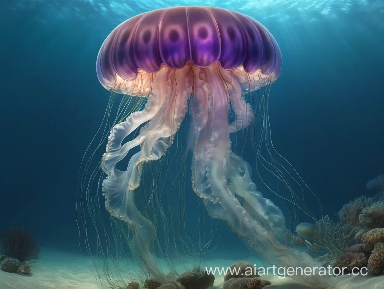 Мужчина-медуза, в полный рост