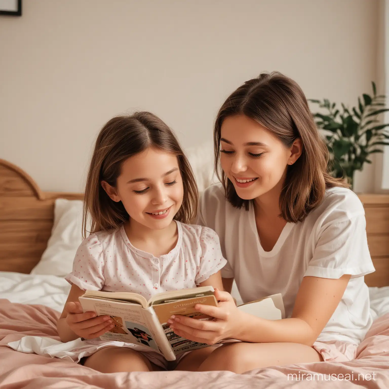 Hey AI, can you generate a captivating background for our Instagram story introducing our page dedicated to sharing heartwarming stories for parents to read to their children?