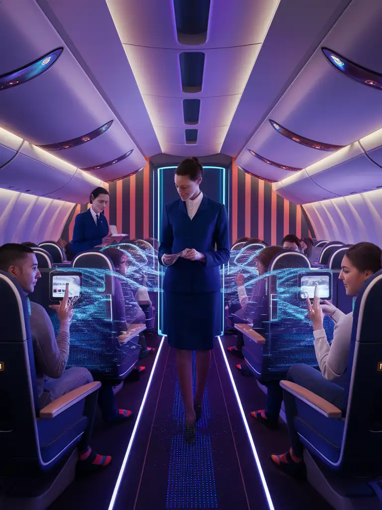 Futuristic-Airplane-Crew-with-Holograms-and-Neon-Accents