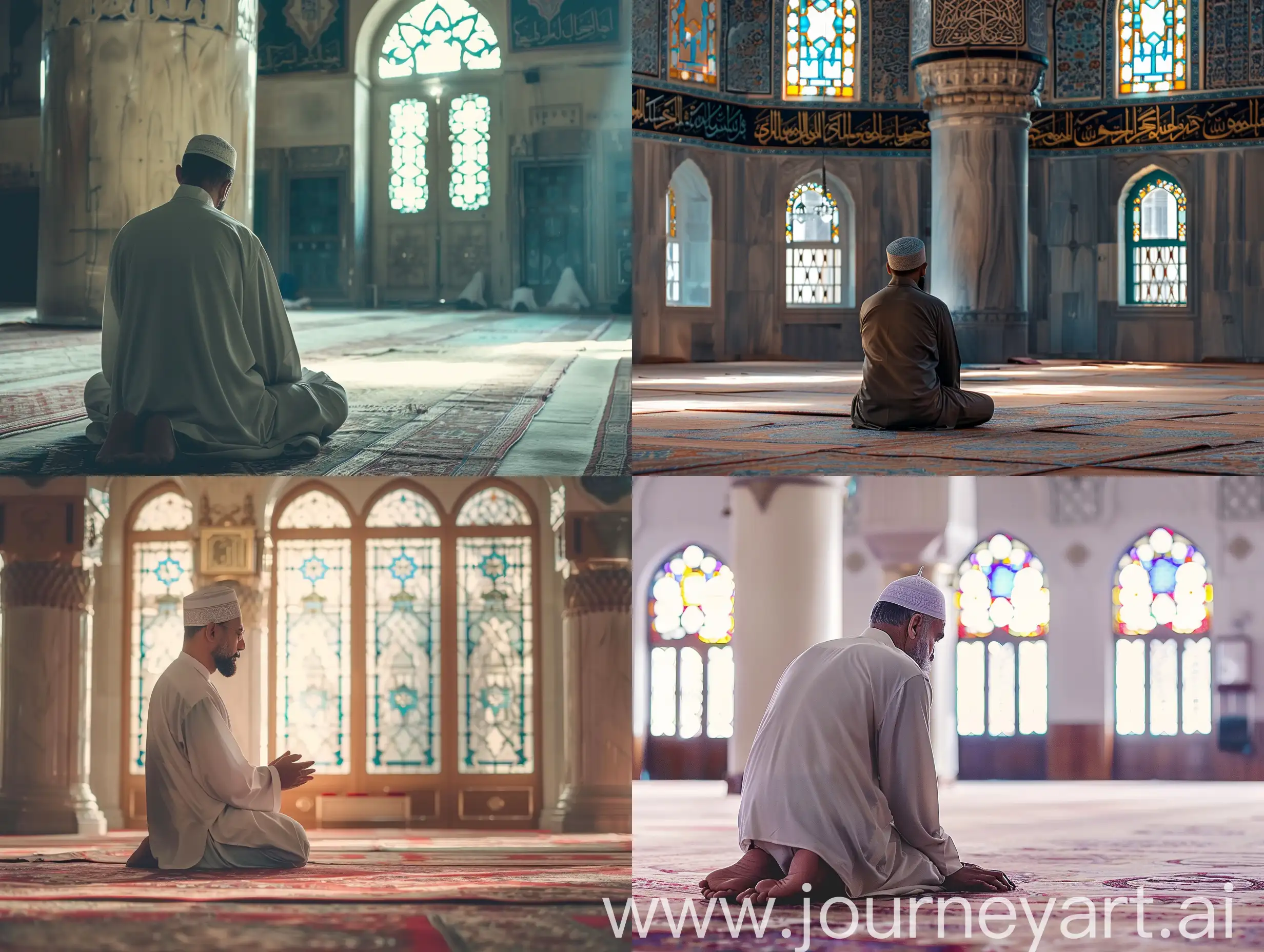 Devout-Muslim-Man-Praying-Inside-Mosque