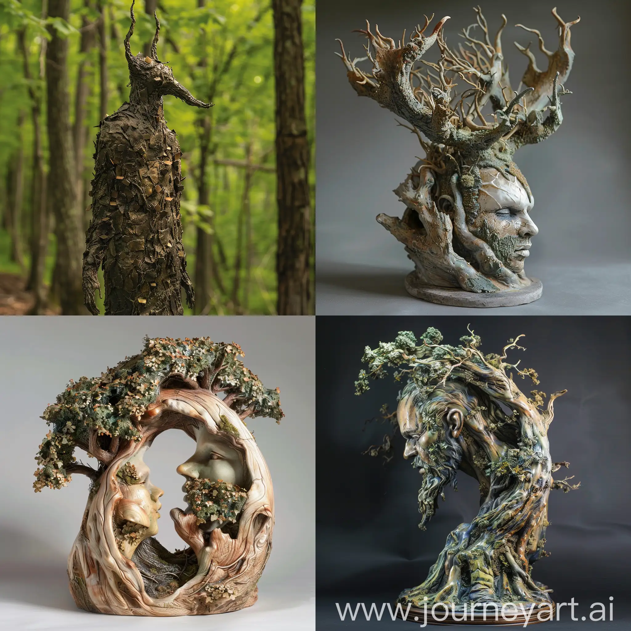 Escultura relscionada con el bosque y la naturaleza