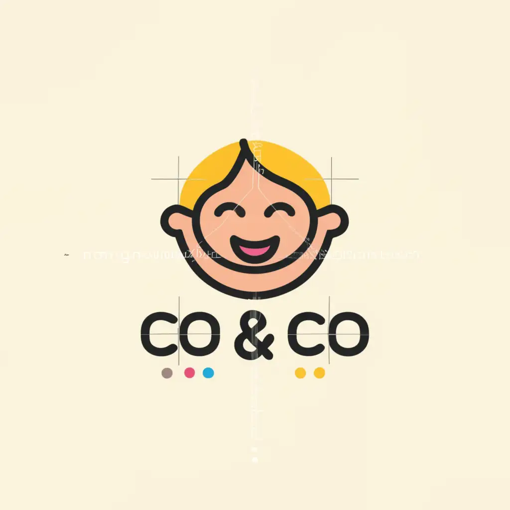 LOGO-Design-for-Co-Co-Friendly-Kid-Emblem-for-Home-and-Family-Industry