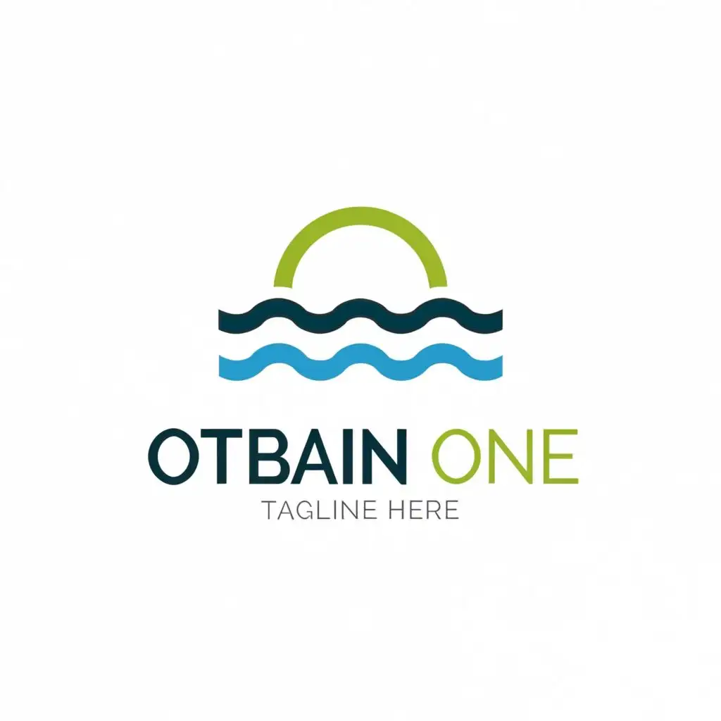 logo, river, with the text "Obtain one", typography, be used in Technology industry