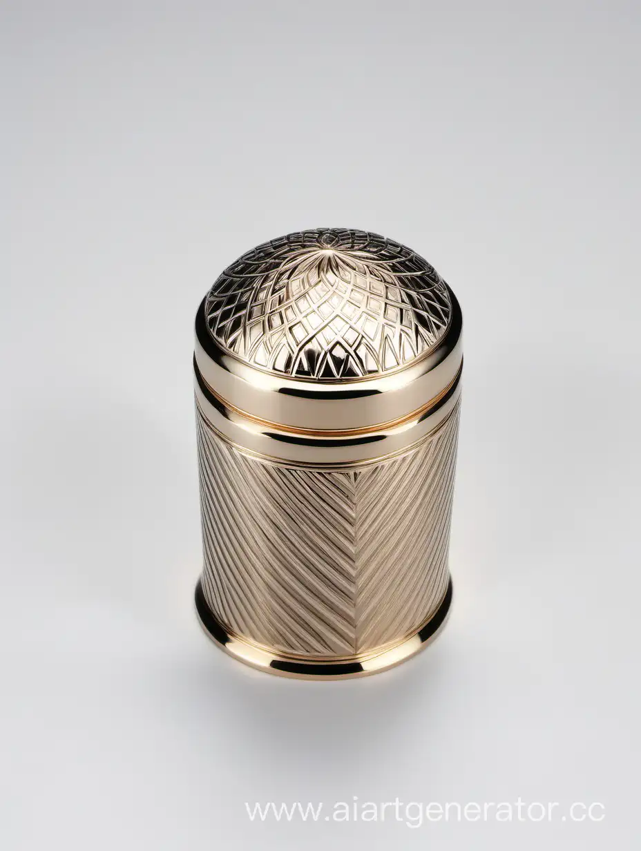 Zamac-Perfume-Decorative-Ornamental-Long-Cap-with-Metallizing-Finish