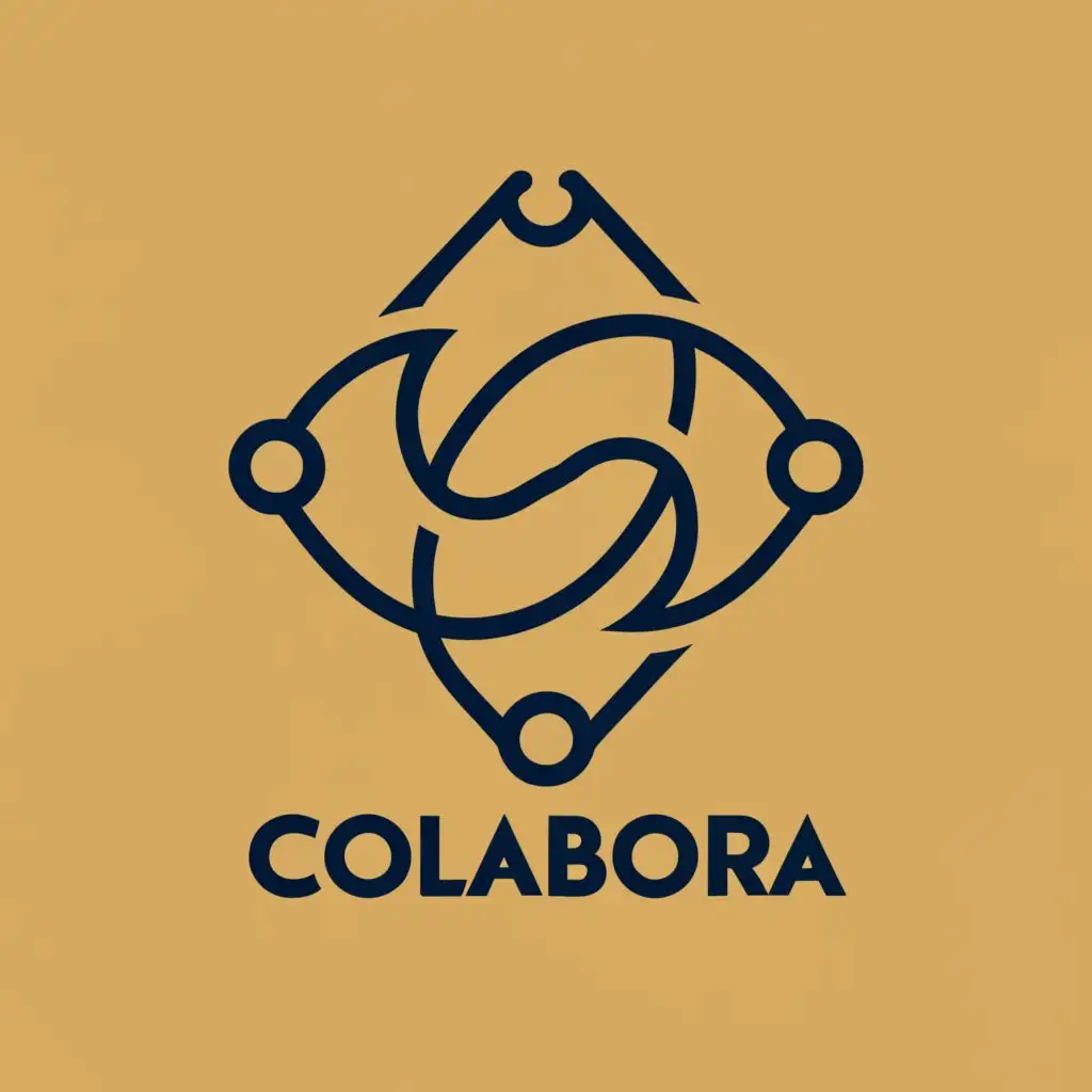 logo, planning, collaboration, synchronization, with the text "Collabora", typography, be used in Education industry