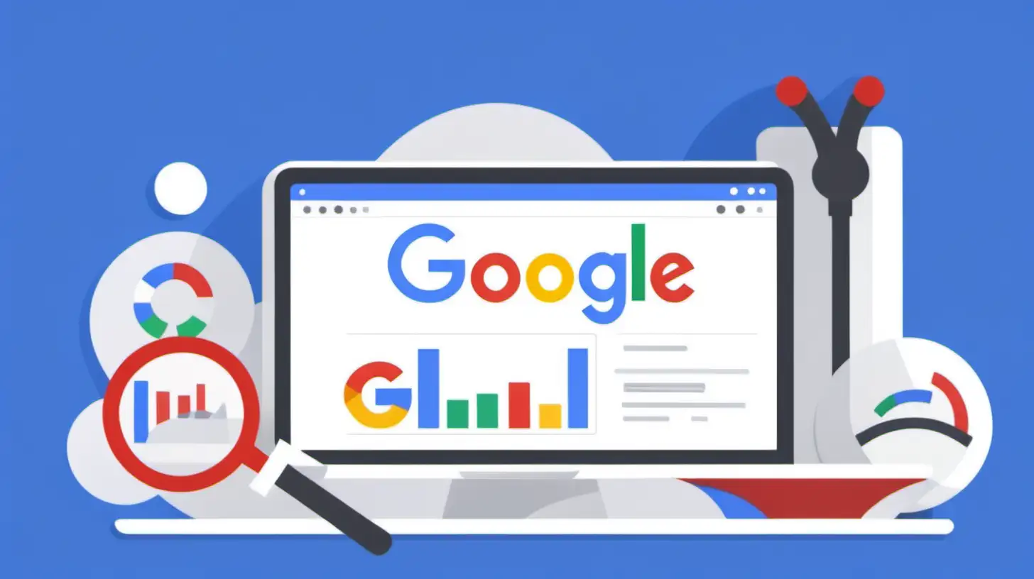 Google Search Console for Effective SEO Strategies for optimizing website performance

no writing and words should be included only perception based scenario focusing website

the background color should be red and blue