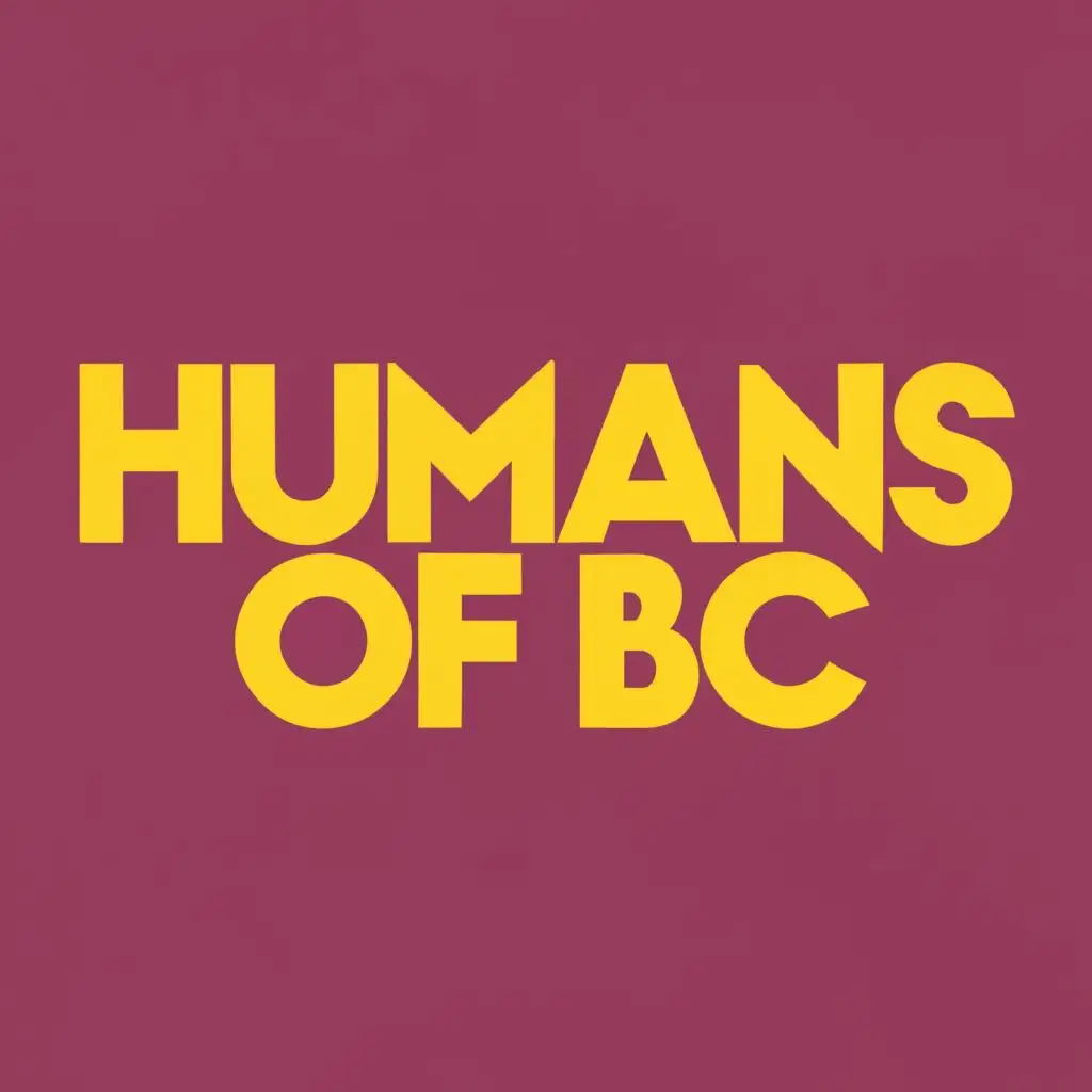 LOGO-Design-For-Humans-of-BC-Yellow-Typography-on-Maroon-Background-for-an-EyeCatching-Appeal