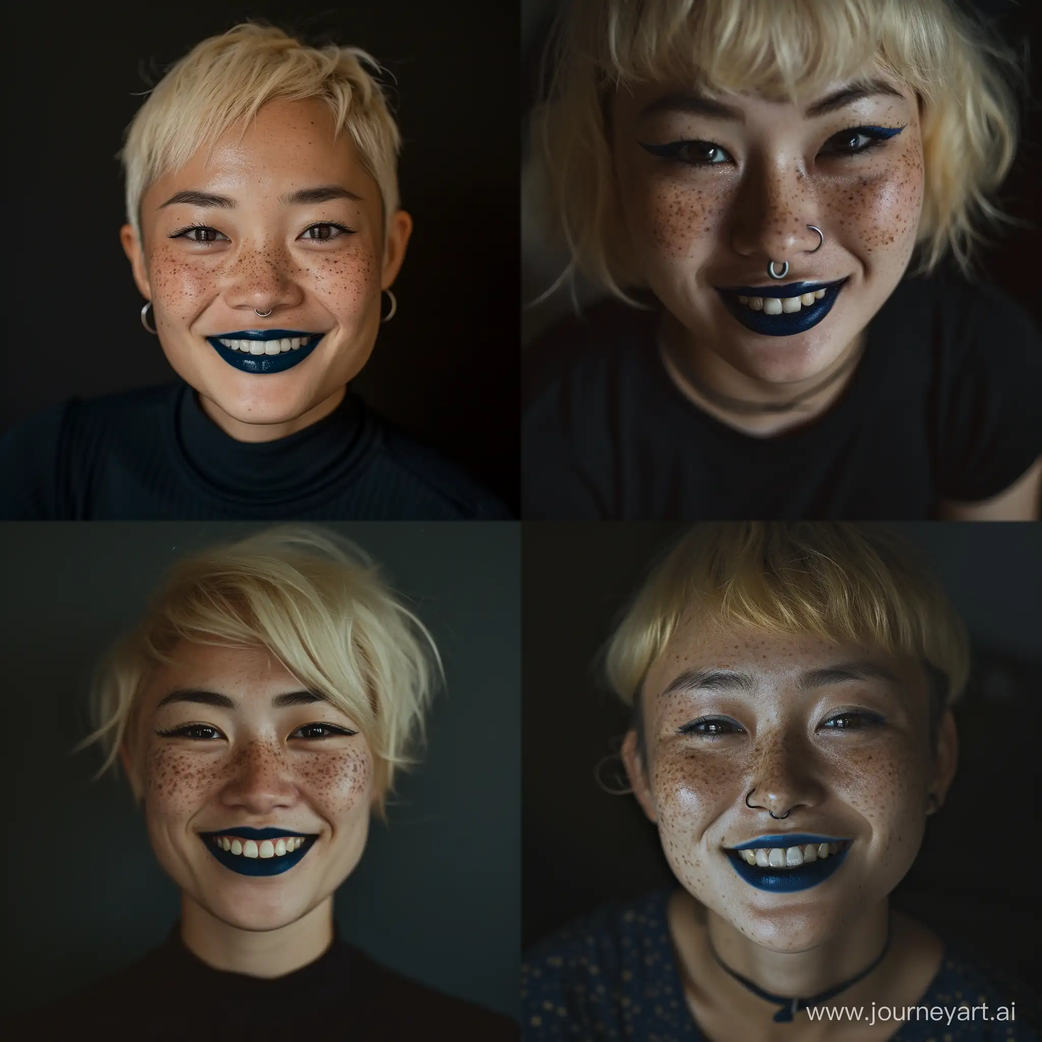 Mysterious-Japanese-Pinup-Subtly-Smiling-Woman-with-Dark-Blue-Lipstick-and-Occult-Vibes