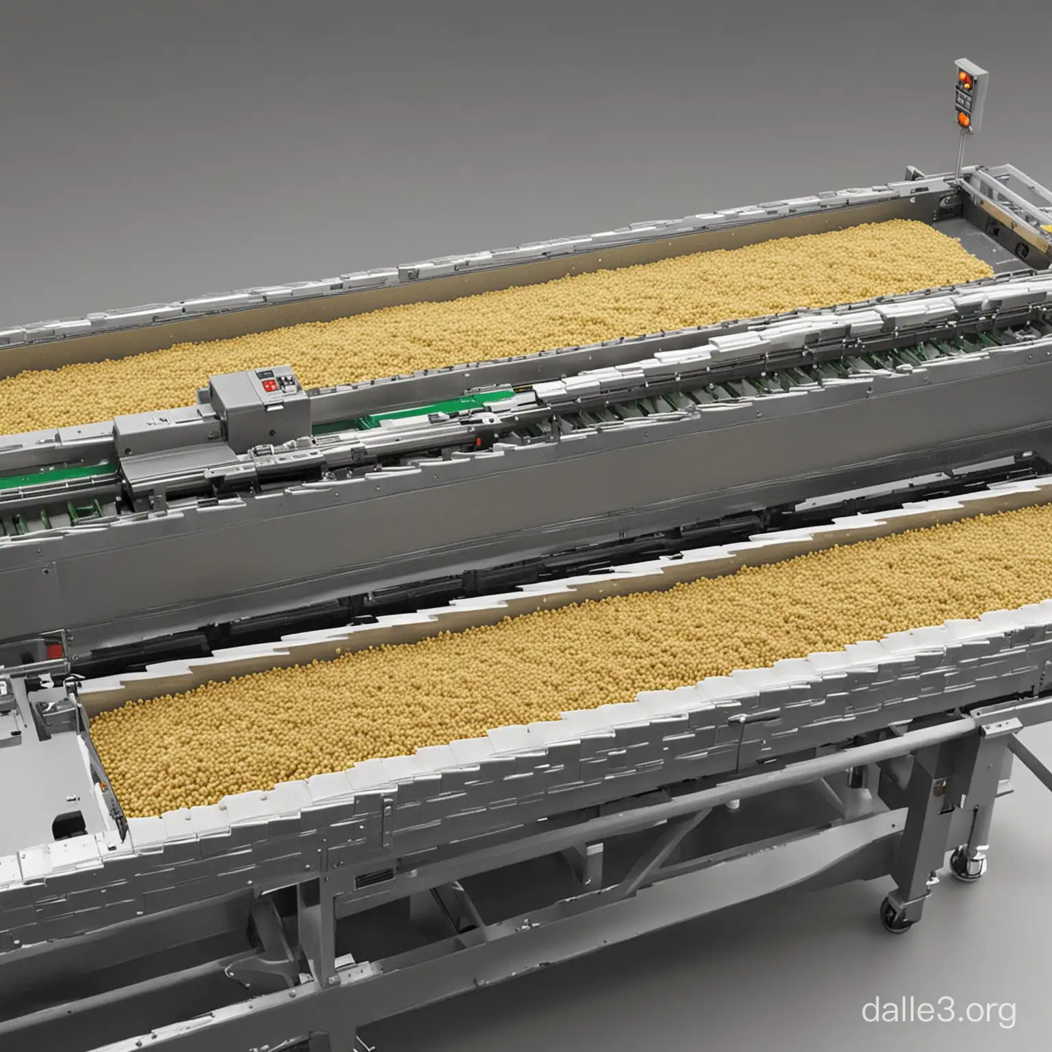 ChatGPT 3.5  Sign up I would like you to tell me how to build a relatively compact autonomous conveyor belt pickle breading machine ChatGPT Building a compact autonomous conveyor belt pickle breading machine involves a few key steps:  Design the Conveyor Belt System: Determine the size and speed of the conveyor belt needed to efficiently move pickles through the breading process. Create the Breading Station: Build a station where the pickles will be breaded. This can include trays or containers for flour, egg wash, and breadcrumbs. Automation Components: Integrate sensors and actuators to automate the process. This could include sensors to detect when pickles are ready for breading and actuators to dispense ingredients. Programming: Develop the software to control the conveyor belt and automation components. This could involve programming microcontrollers or using PLCs (Programmable Logic Controllers). Testing and Optimization: Test the machine with different types of pickles and breading ingredients to ensure consistent results. Optimize the design and programming as needed. Compactness: Throughout the process, prioritize compact design to minimize space requirements. This might involve using efficient layouts, compact components, and minimalistic structures.