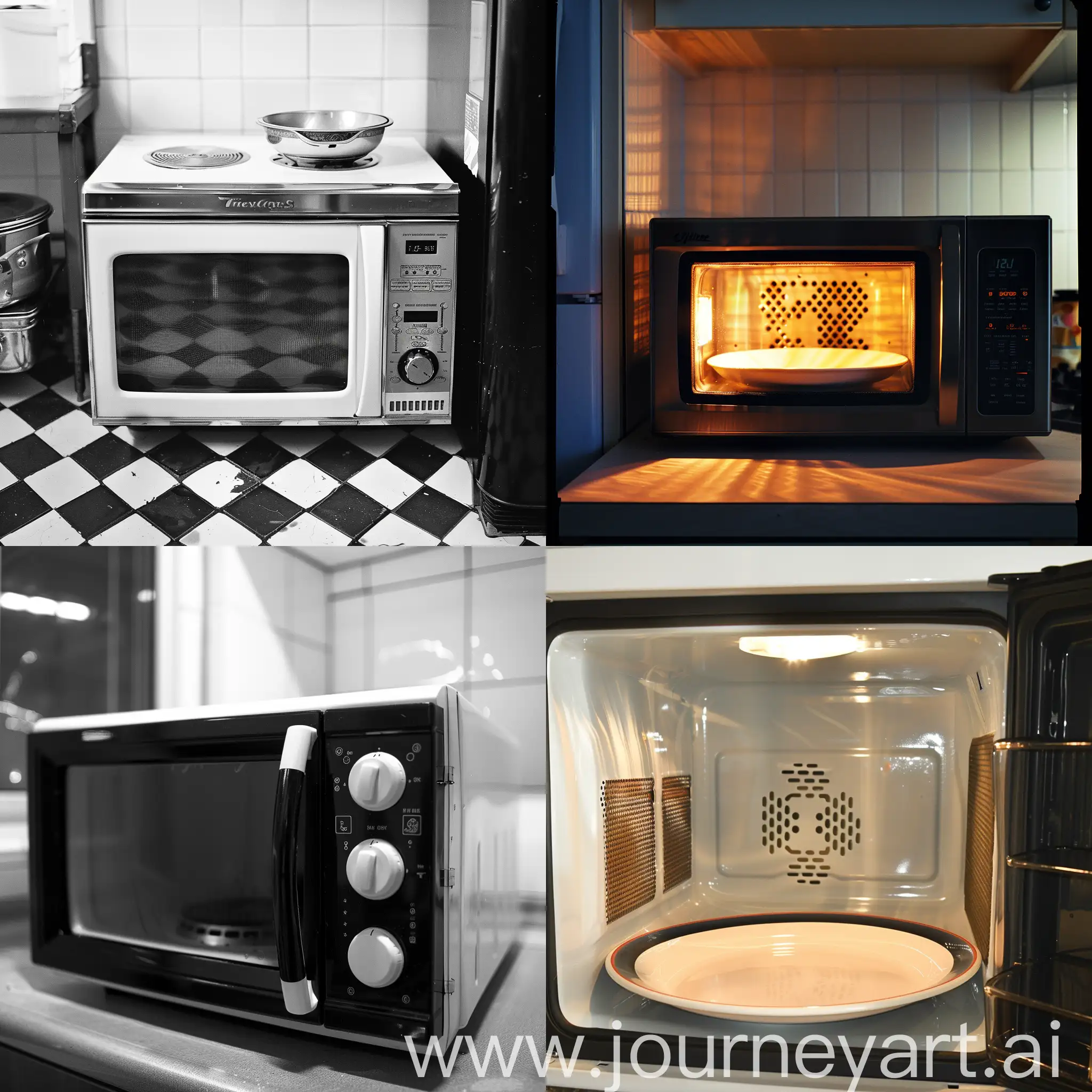 Modern-Kitchen-Appliance-Stylish-Microwave-with-Advanced-Features