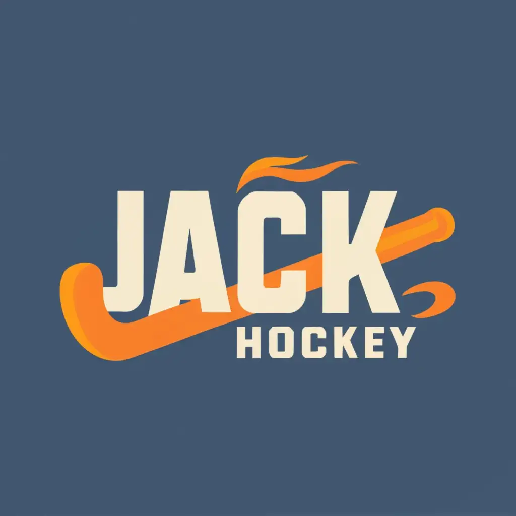 logo, hockery, with the text "Jack hockey review", typography, be used in Sports Fitness industry