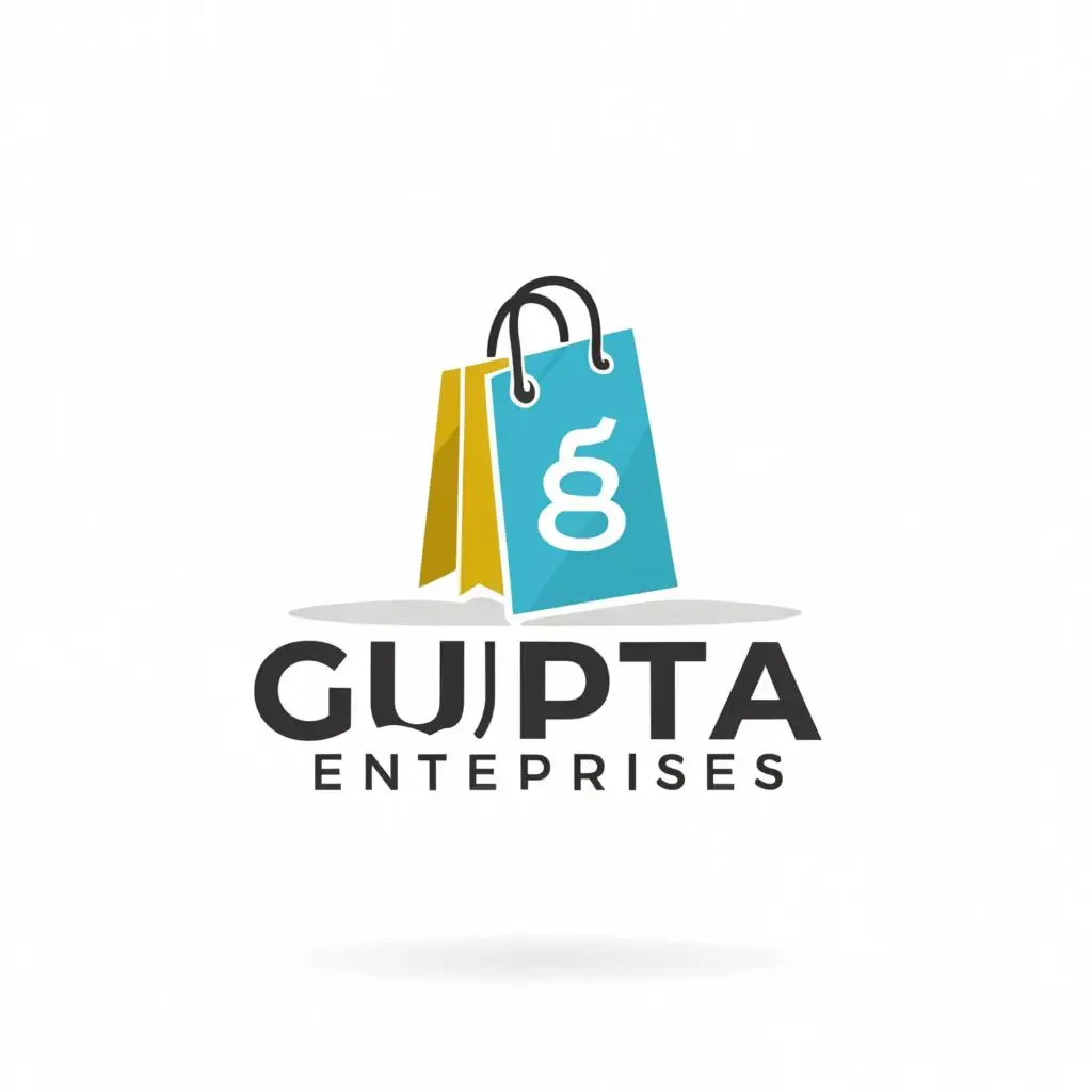 a logo design,with the text "GUPTA ENTERPRISES", main symbol:RETAIL,Moderate,clear background